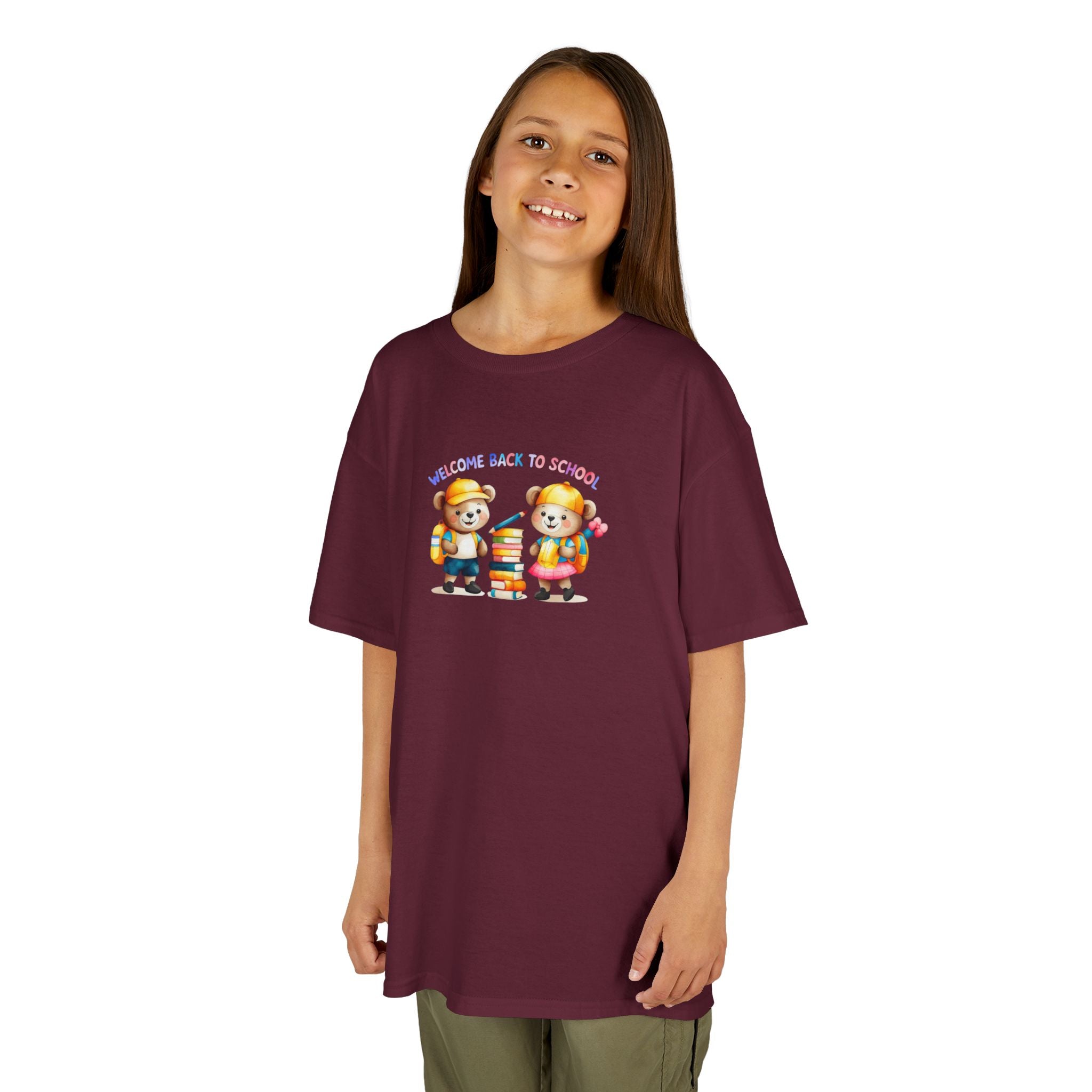 Welcome Back to School Kids Heavy Cotton Tee