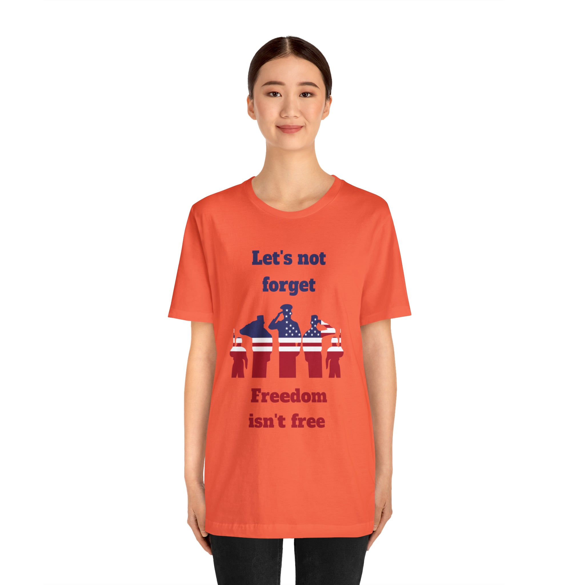 Memorial Day Freedom Is Not Free Unisex Jersey Short Sleeve Tee