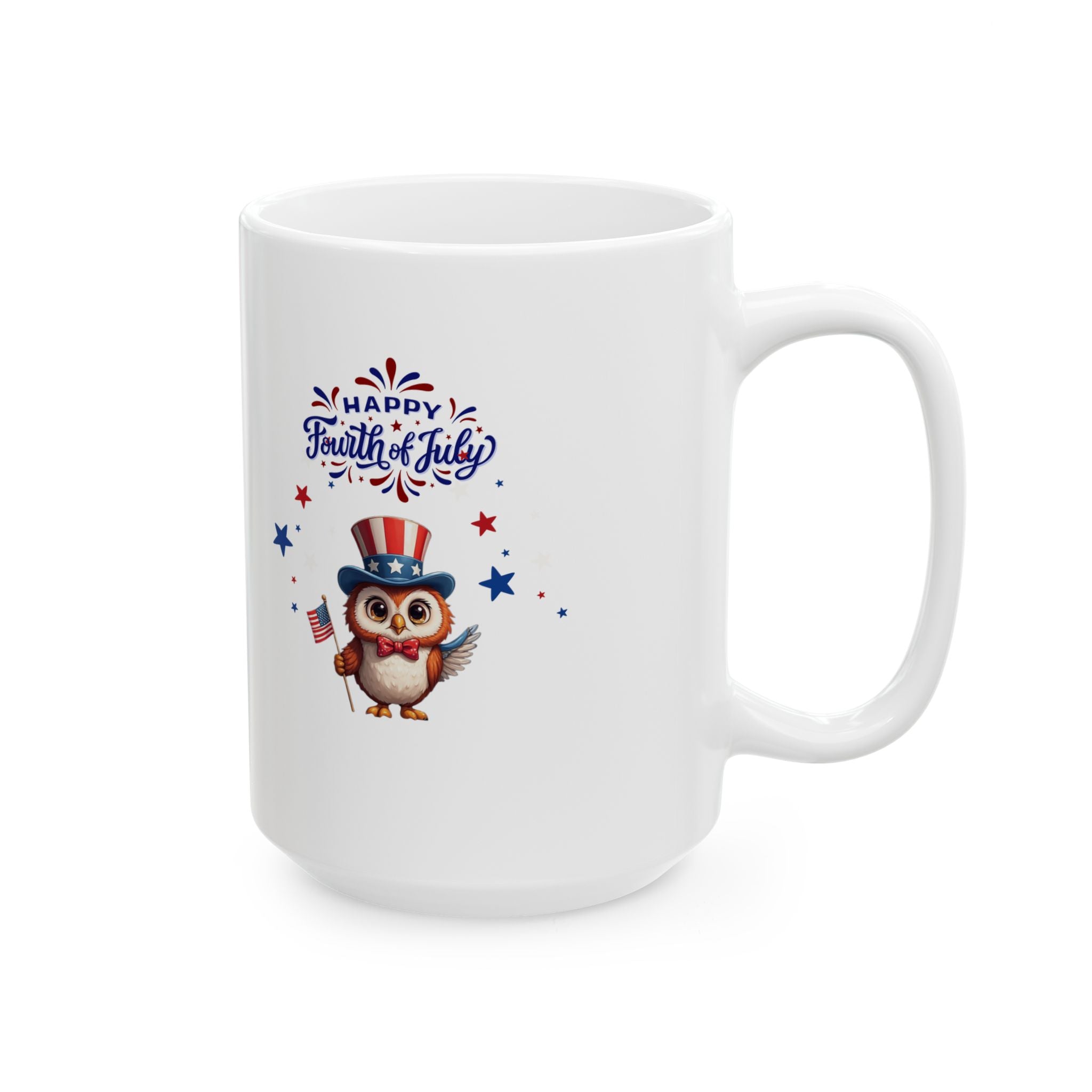 American Eagle Happy 4th of July Mug