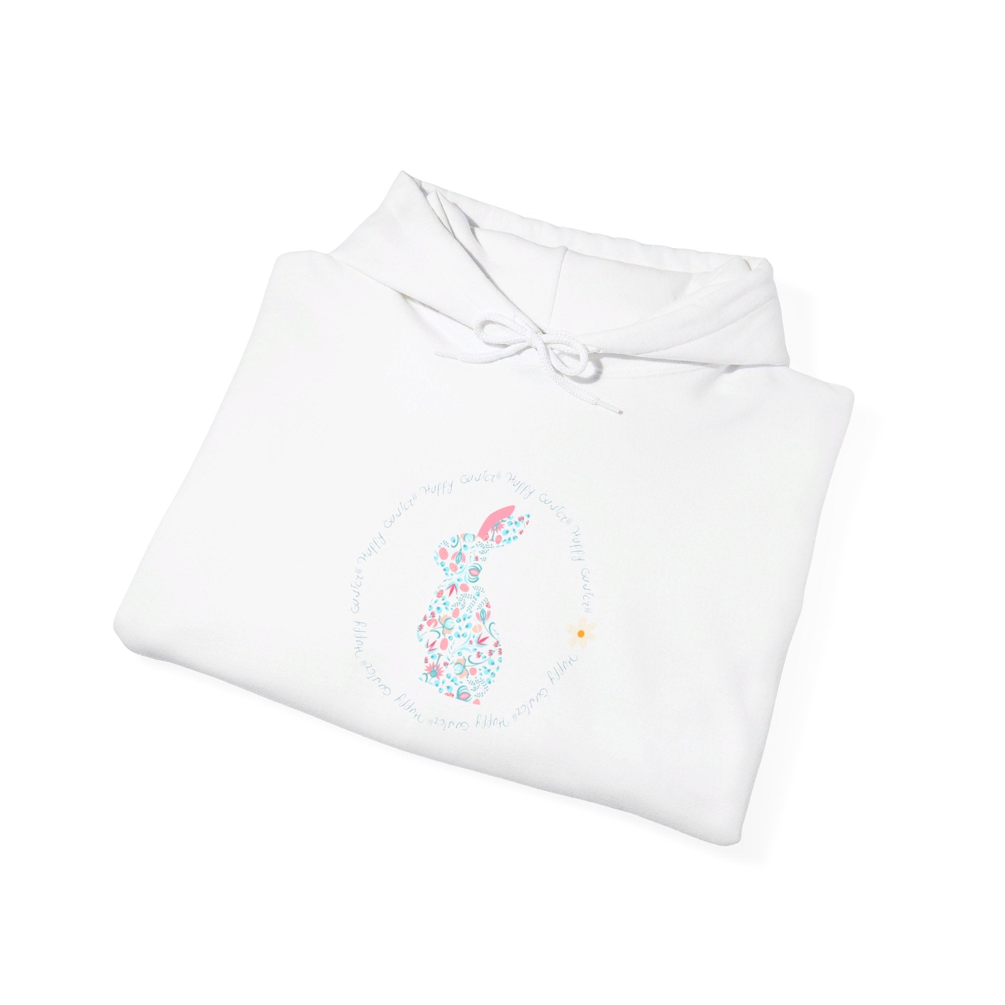 Happy Easter Rabbit Day Unisex Heavy Blend™ Hooded Sweatshirt