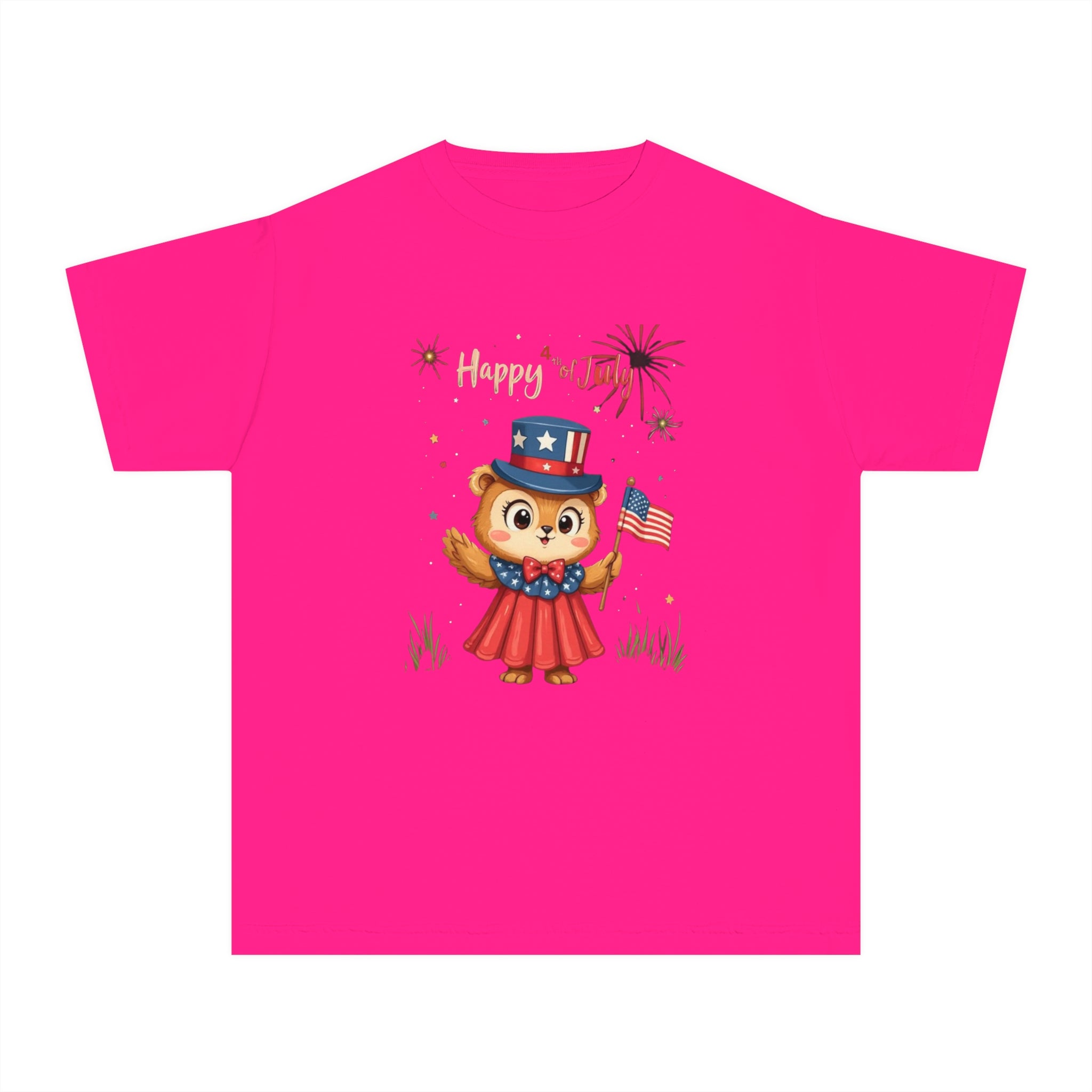 Happy Independence Day Youth Midweight Tee