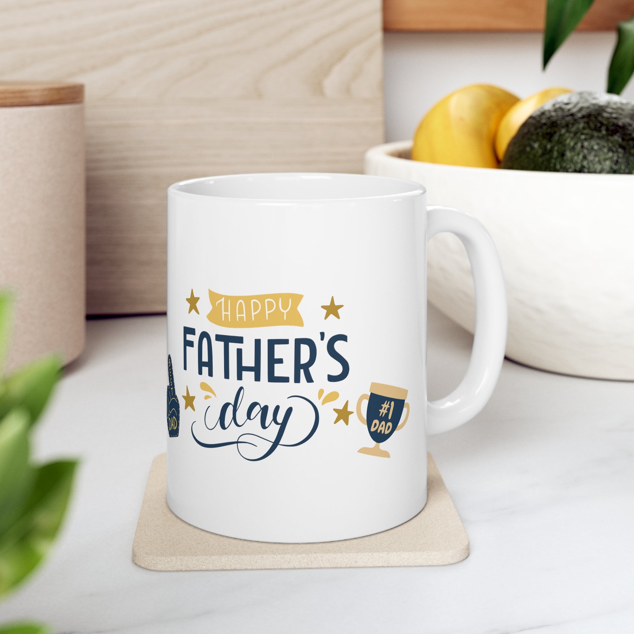 Happy Dad's Day No.1 Ceramic Mug 11oz