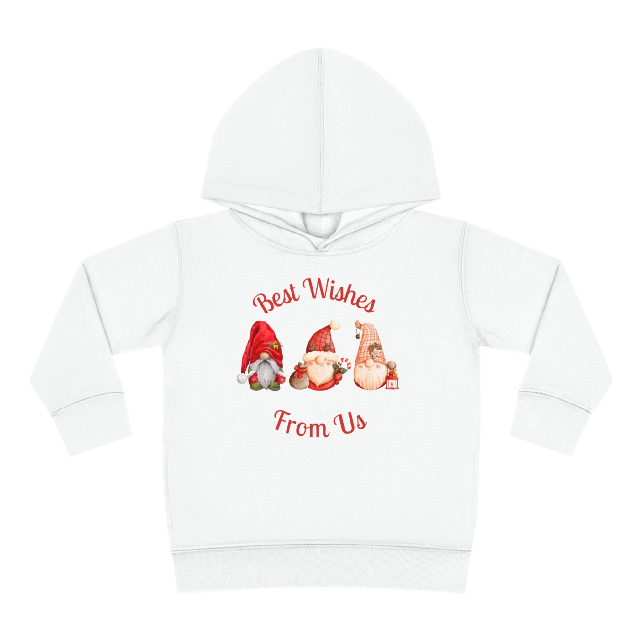 Gnome Best Wishes Toddler Pullover Fleece Hoodie