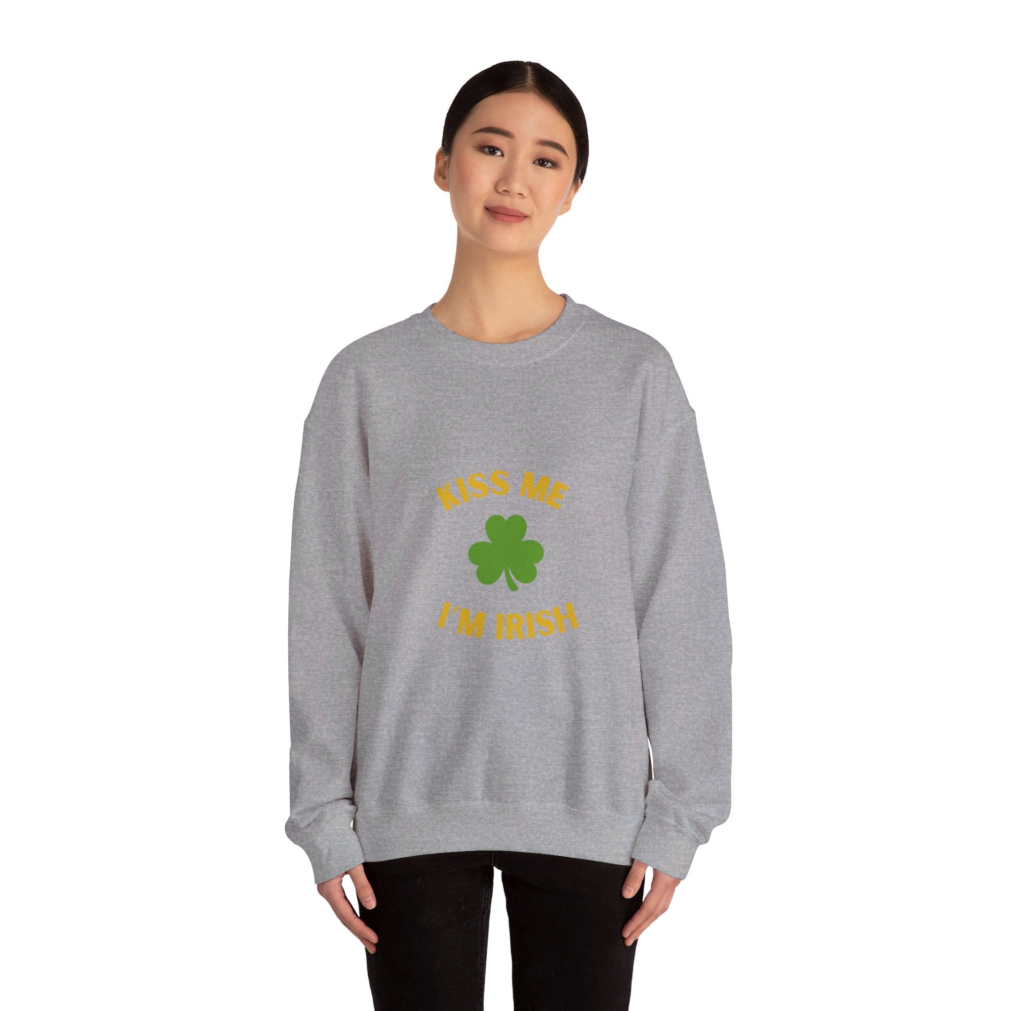 Kiss Me I'm Irish Unisex Heavy Blend™ Crewneck Sweatshirt