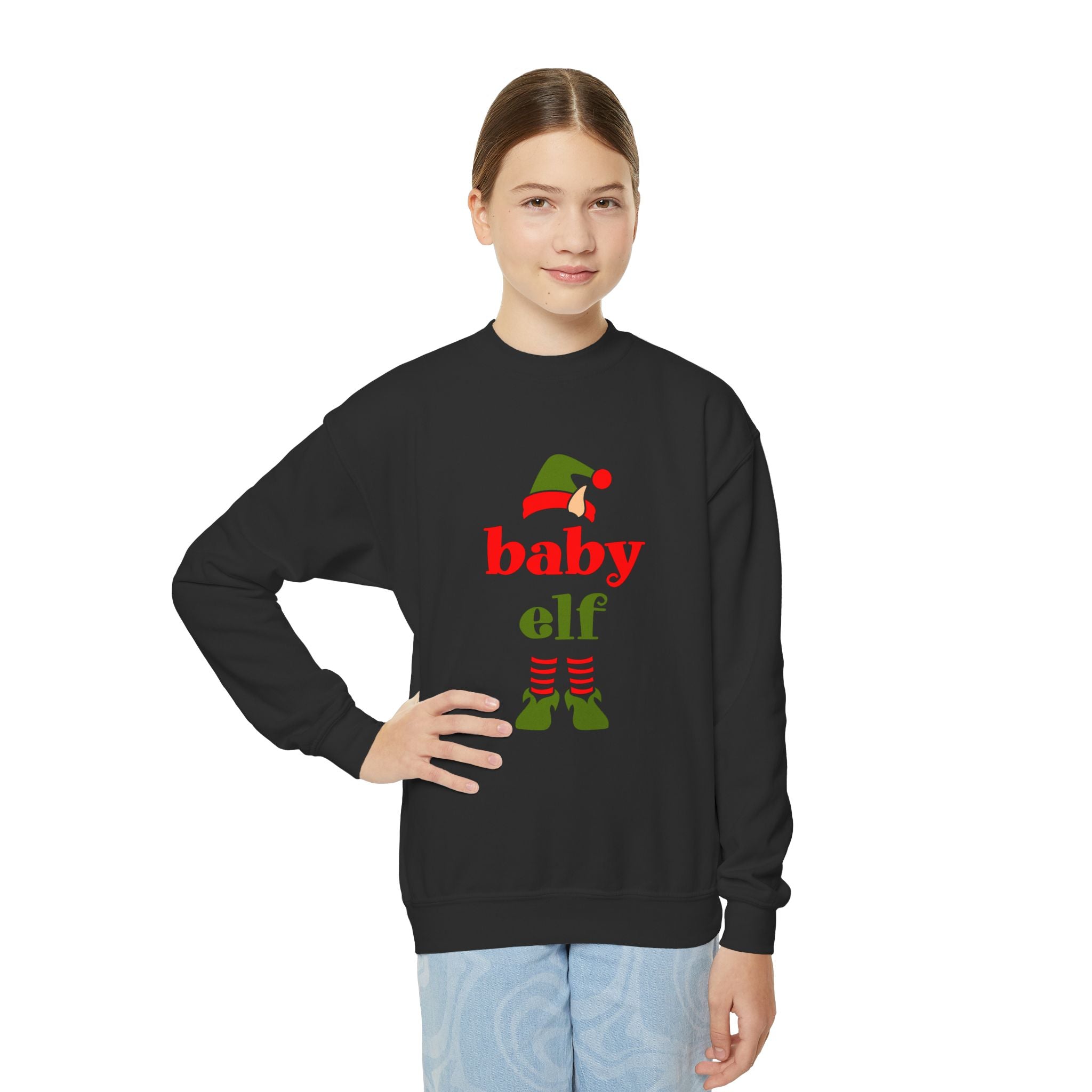 Baby Elf Youth Crewneck Sweatshirt