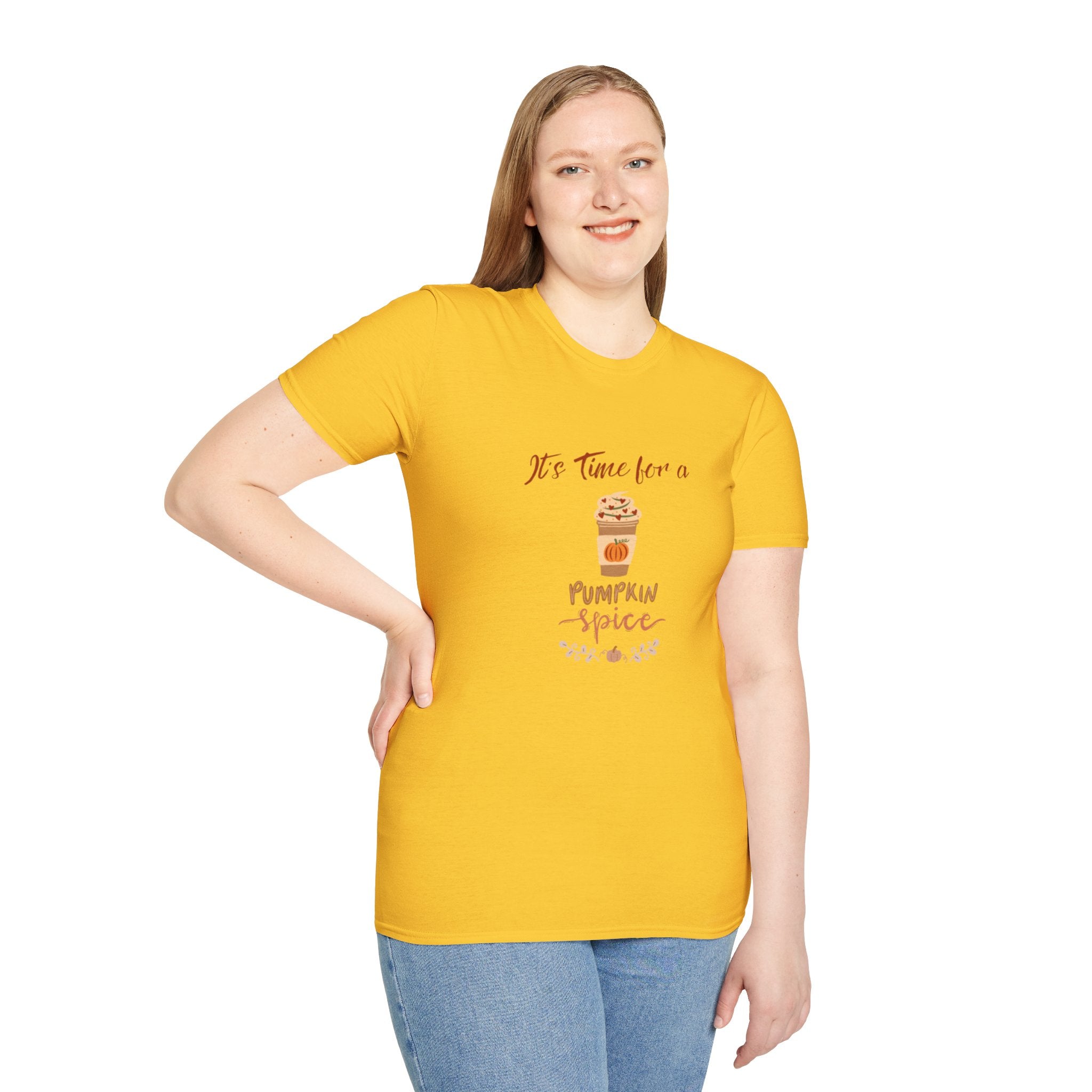 It's Time For A Pumpkin Spice Unisex Softstyle T-Shirt