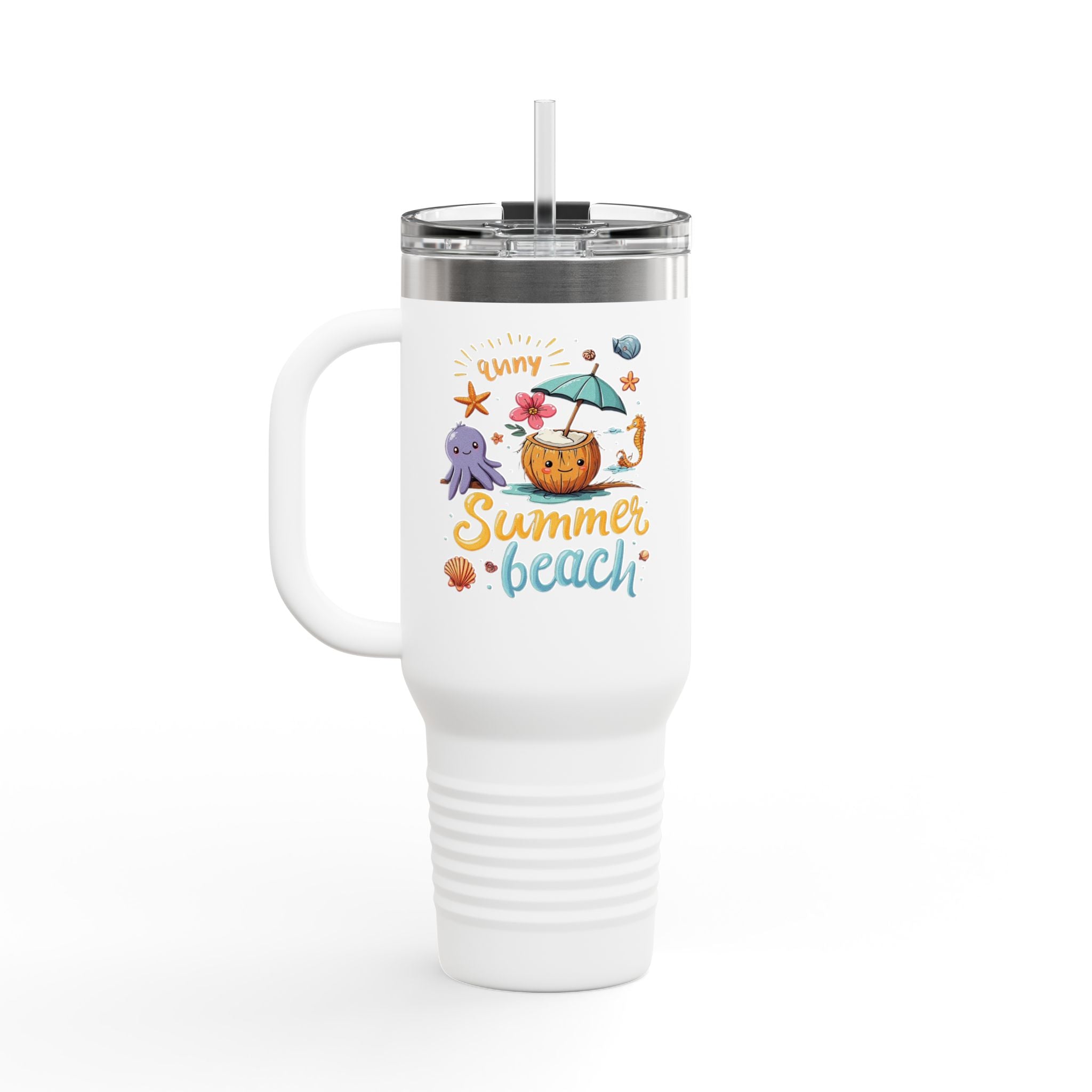 Sunny Summer Insulated Travel Mug  40oz