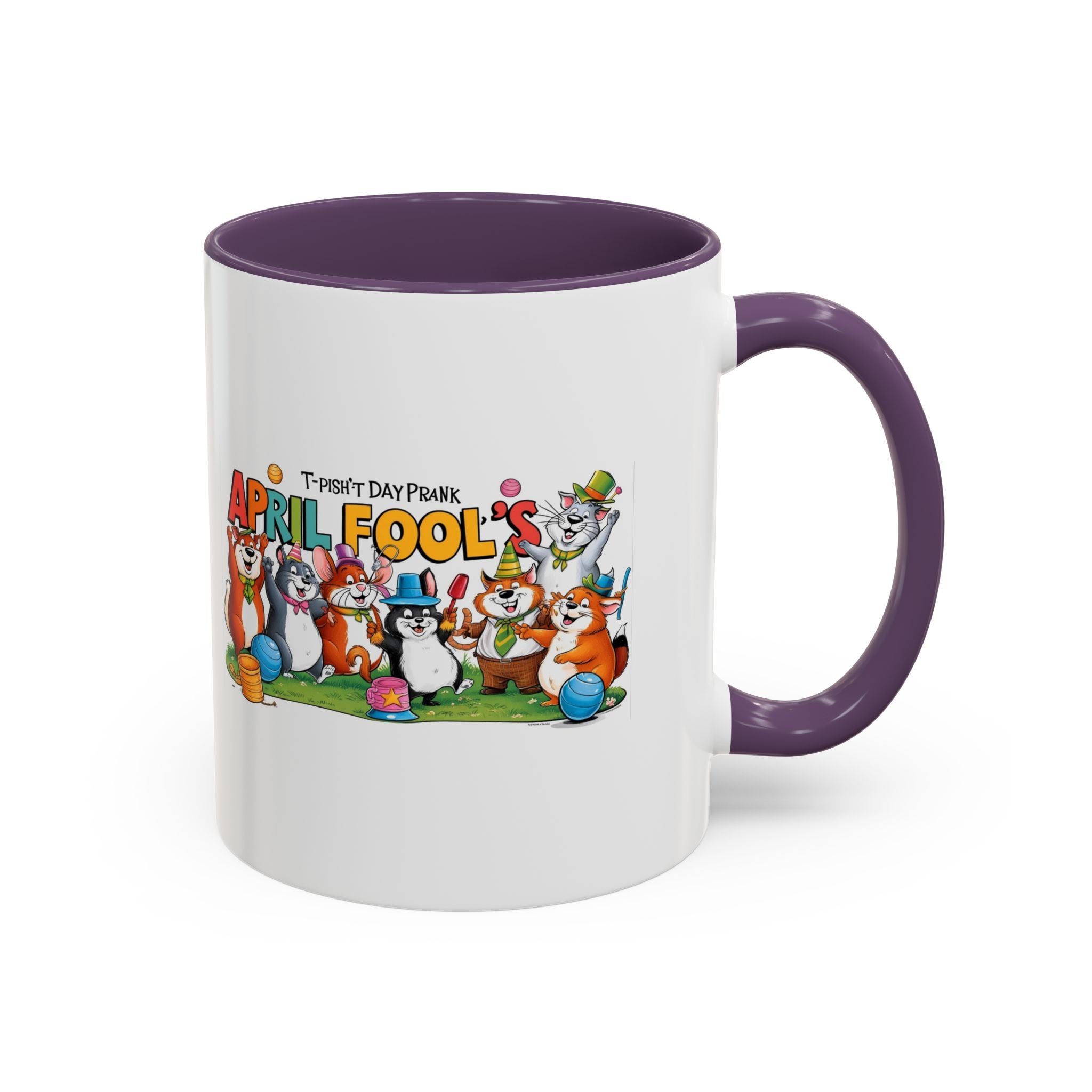 T-Pish'-T Day Prank Accent Coffee Mug