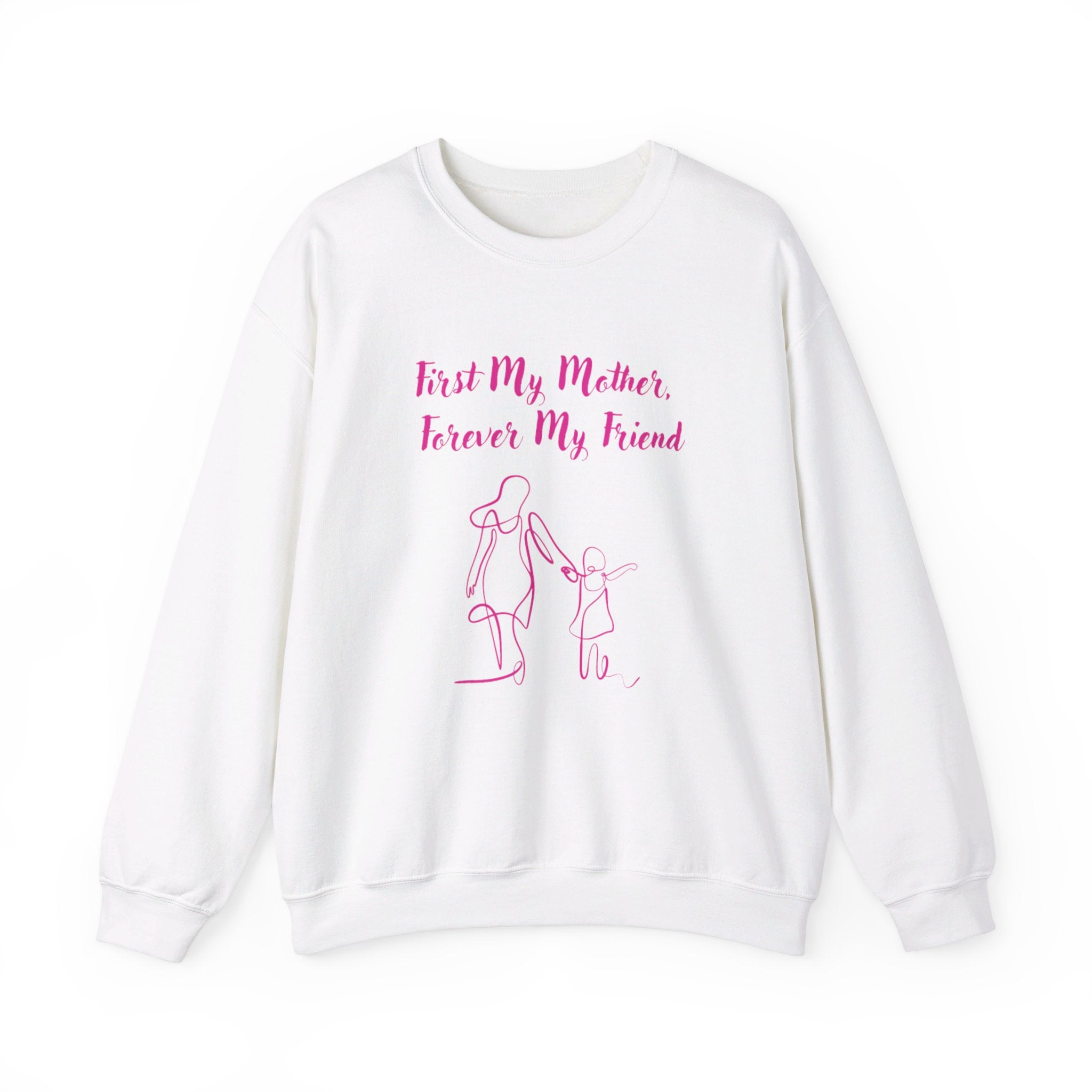 First My Mother Forever My Friend Unisex Heavy Blend™ Crewneck Sweatshirt