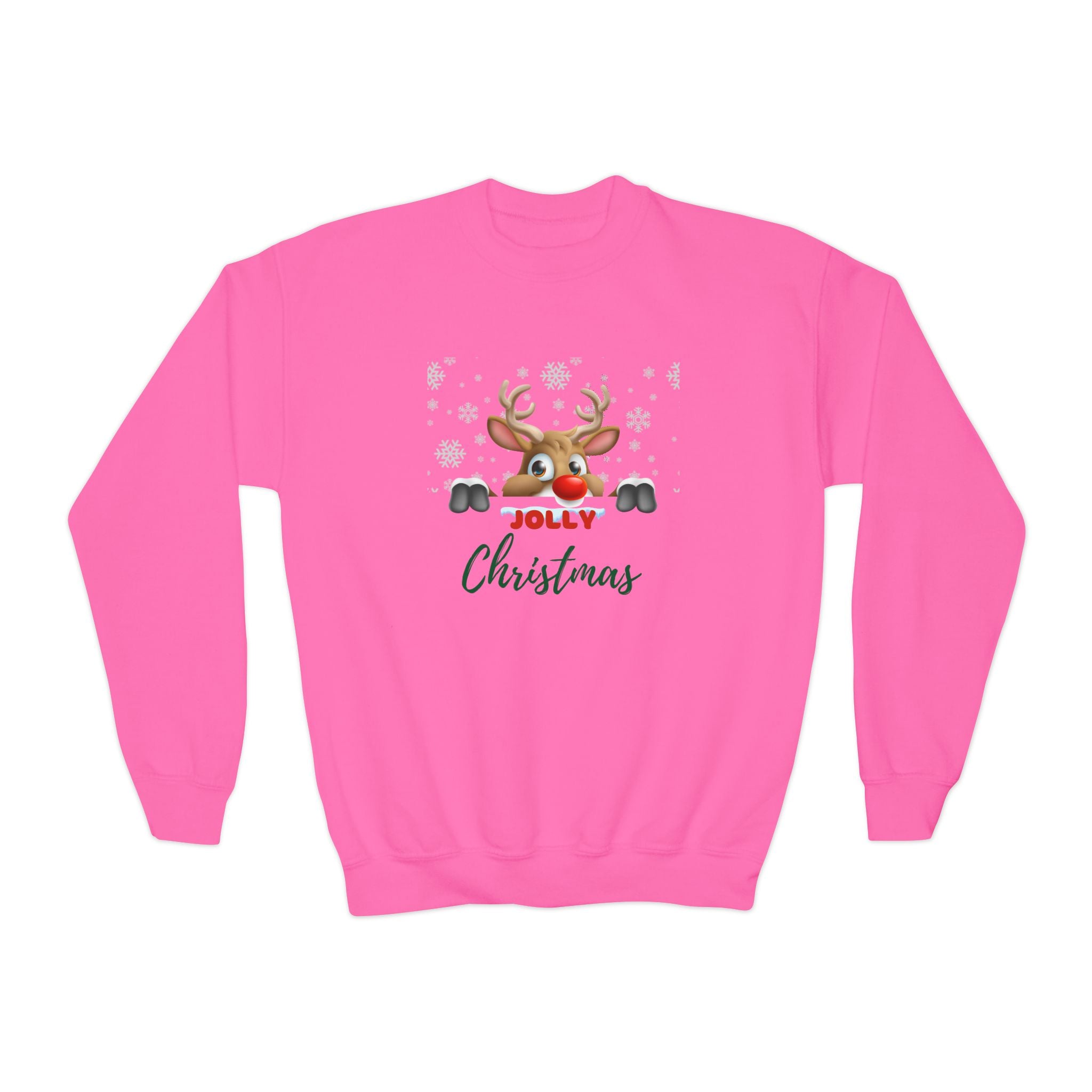 Jolly Christmas Youth Crewneck Sweatshirt