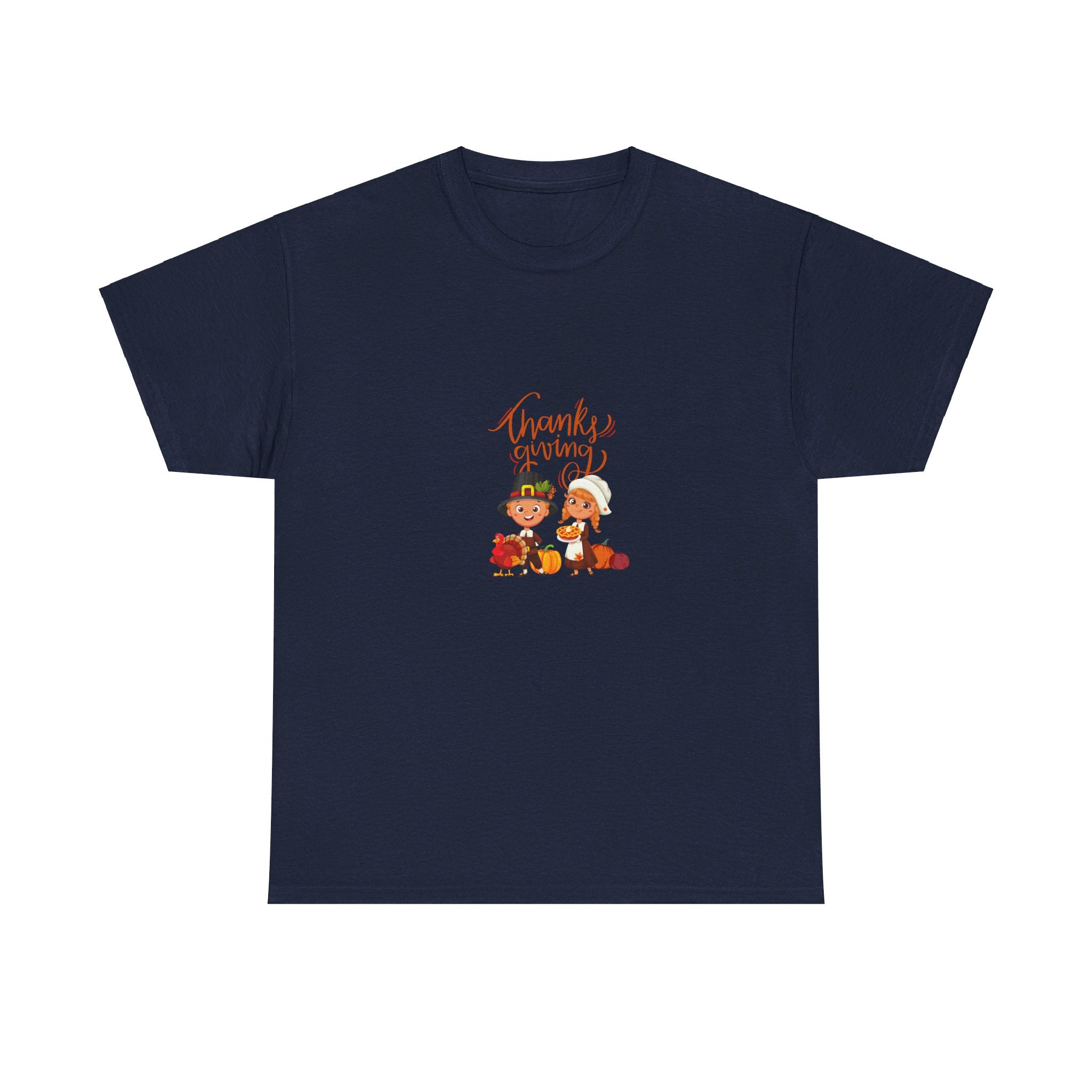 Happy Thanksgiving Unisex Heavy Cotton Tee