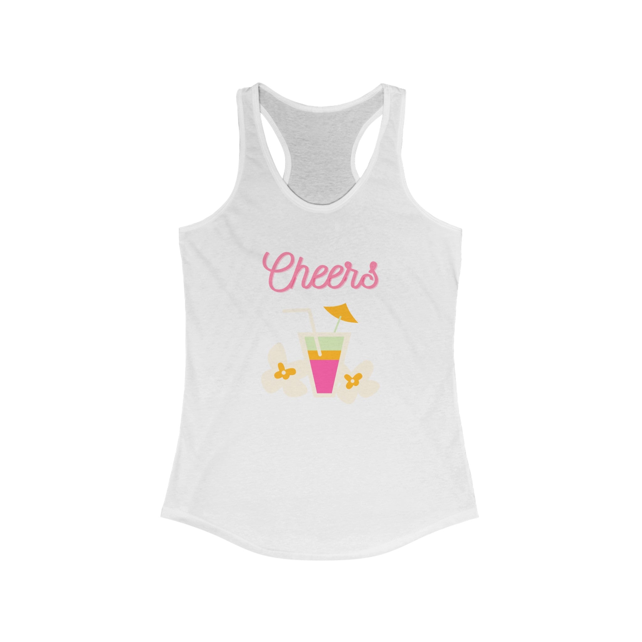 Cheers To Summer Women's Ideal Racerback Tank