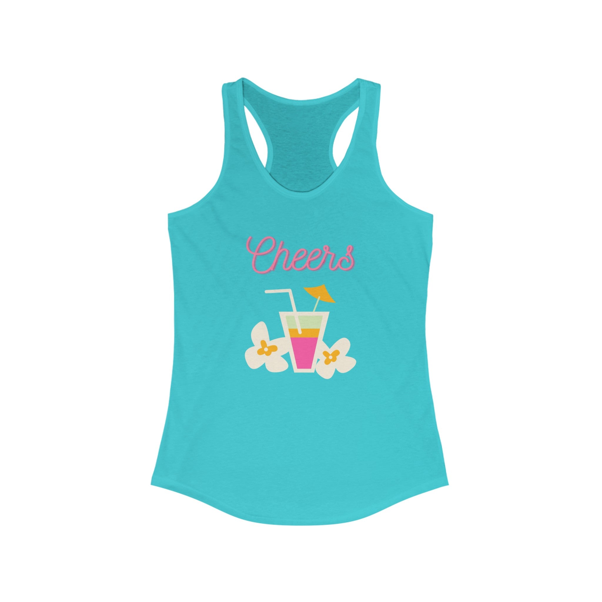 Cheers To Summer Women's Ideal Racerback Tank