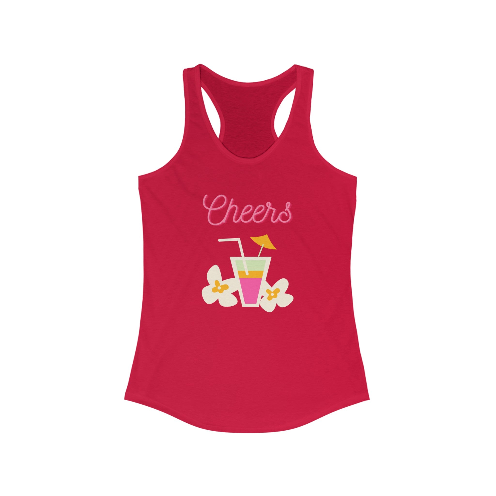 Cheers To Summer Women's Ideal Racerback Tank