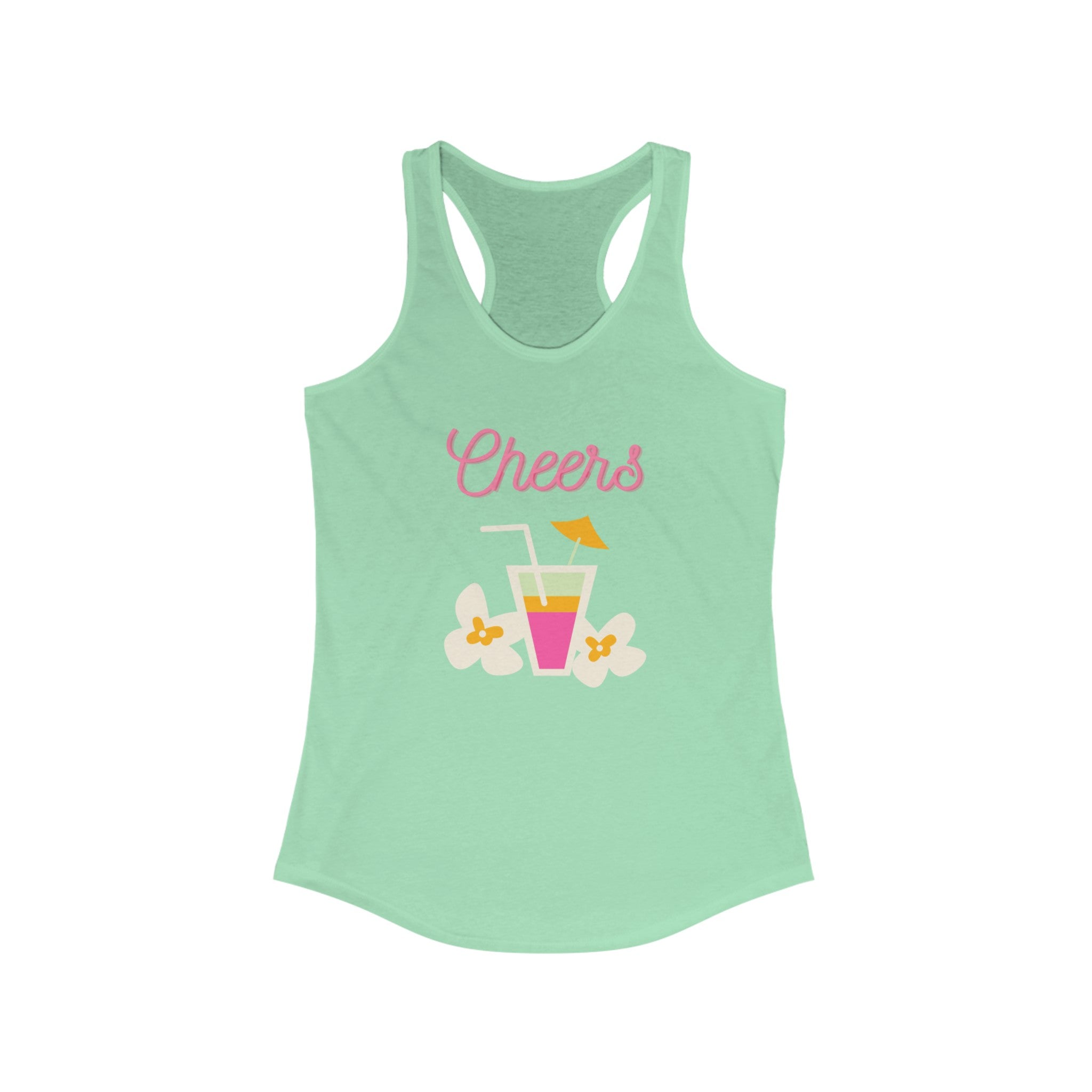 Cheers To Summer Women's Ideal Racerback Tank