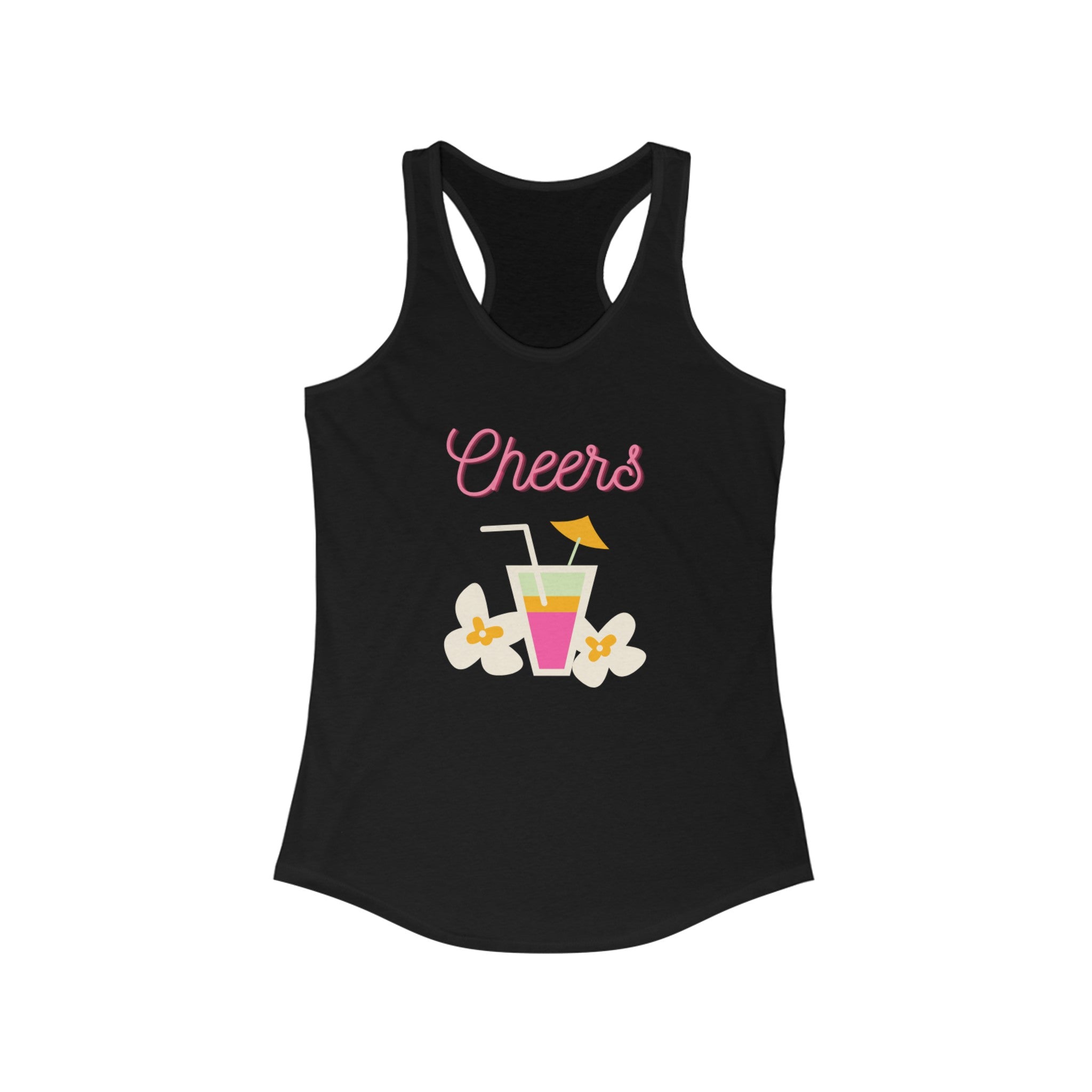 Cheers To Summer Women's Ideal Racerback Tank