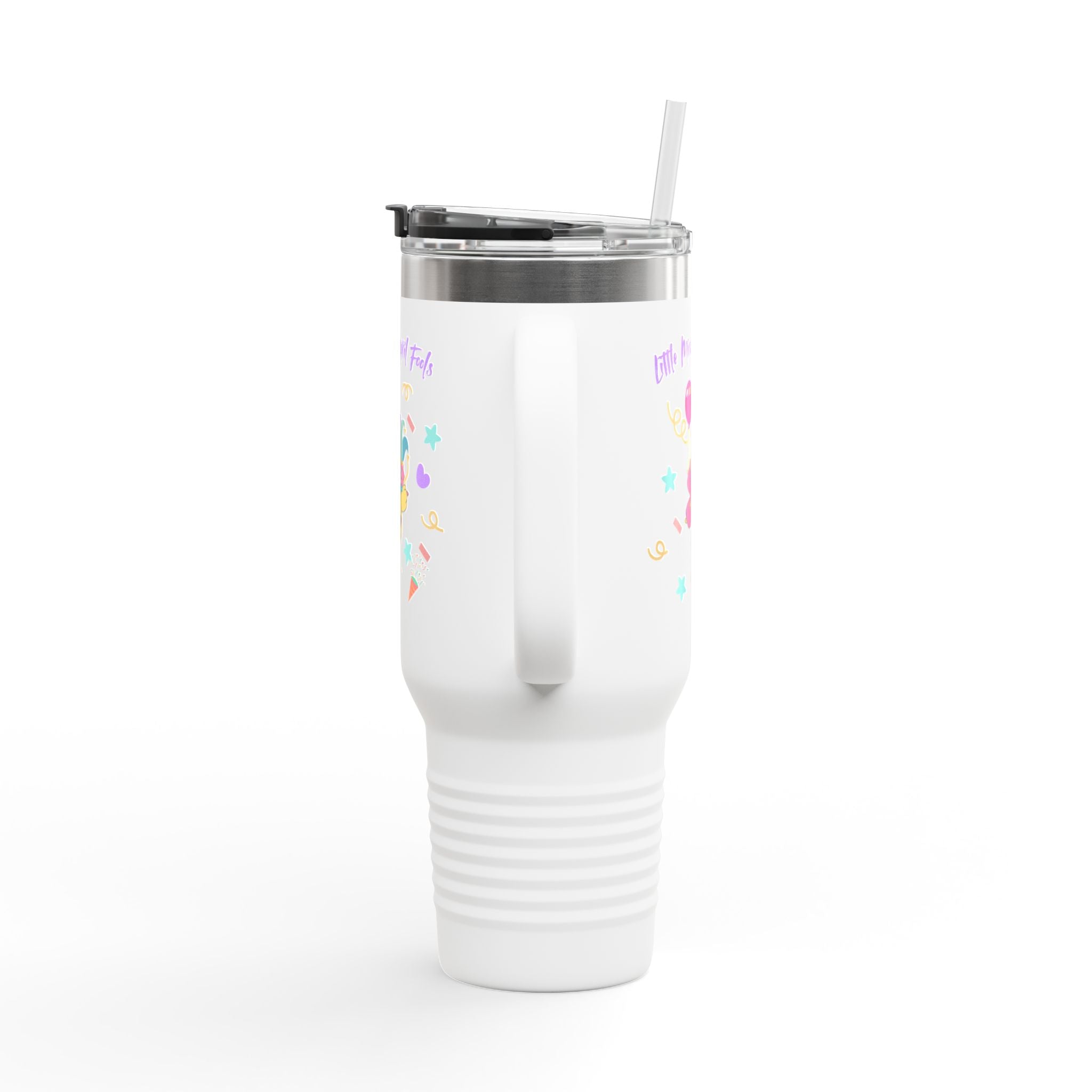 Little Miss April Fool's Day Insulated Travel Mug