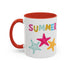 Summer Starfish Accent Coffee Mug (11, 15oz)