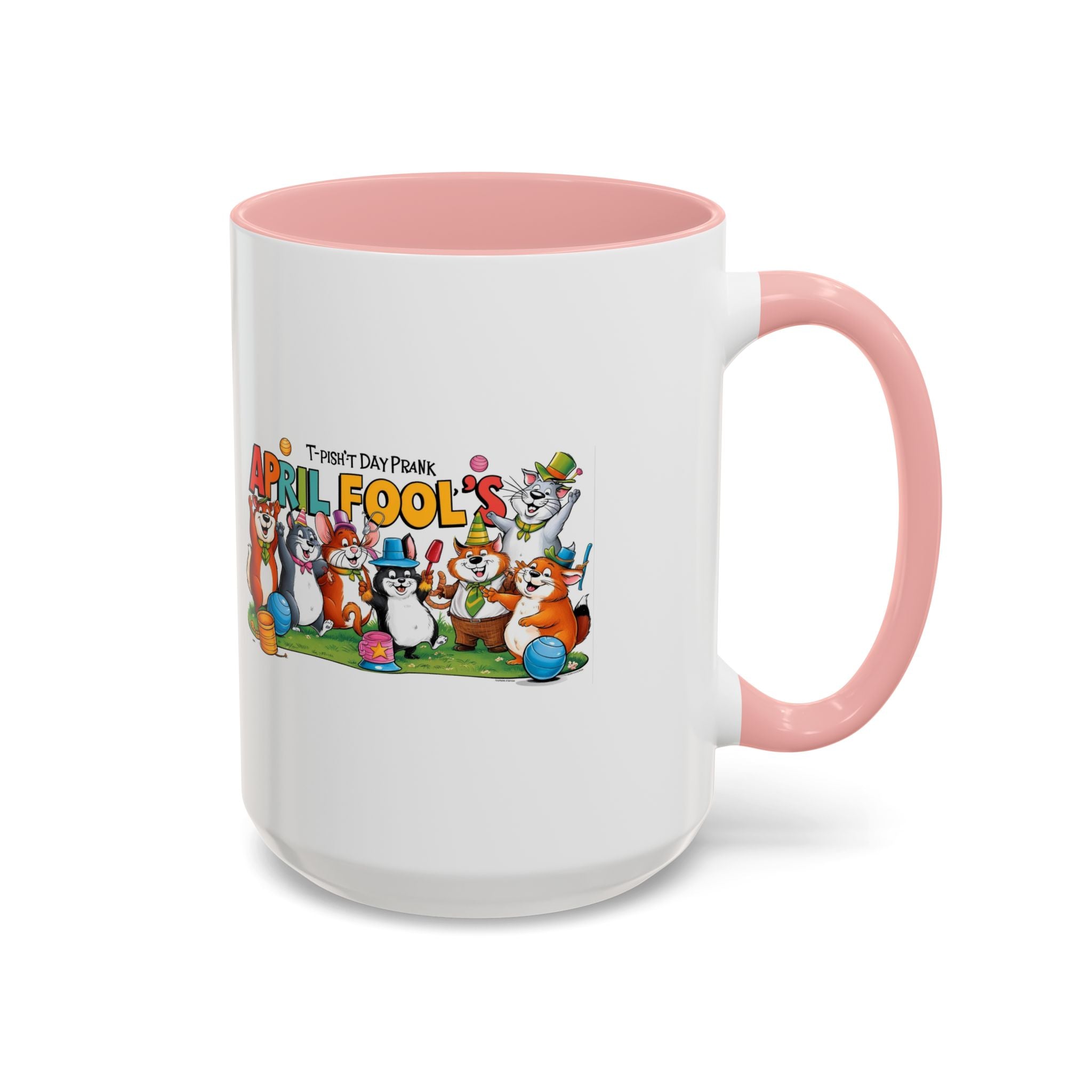 T-Pish'-T Day Prank Accent Coffee Mug