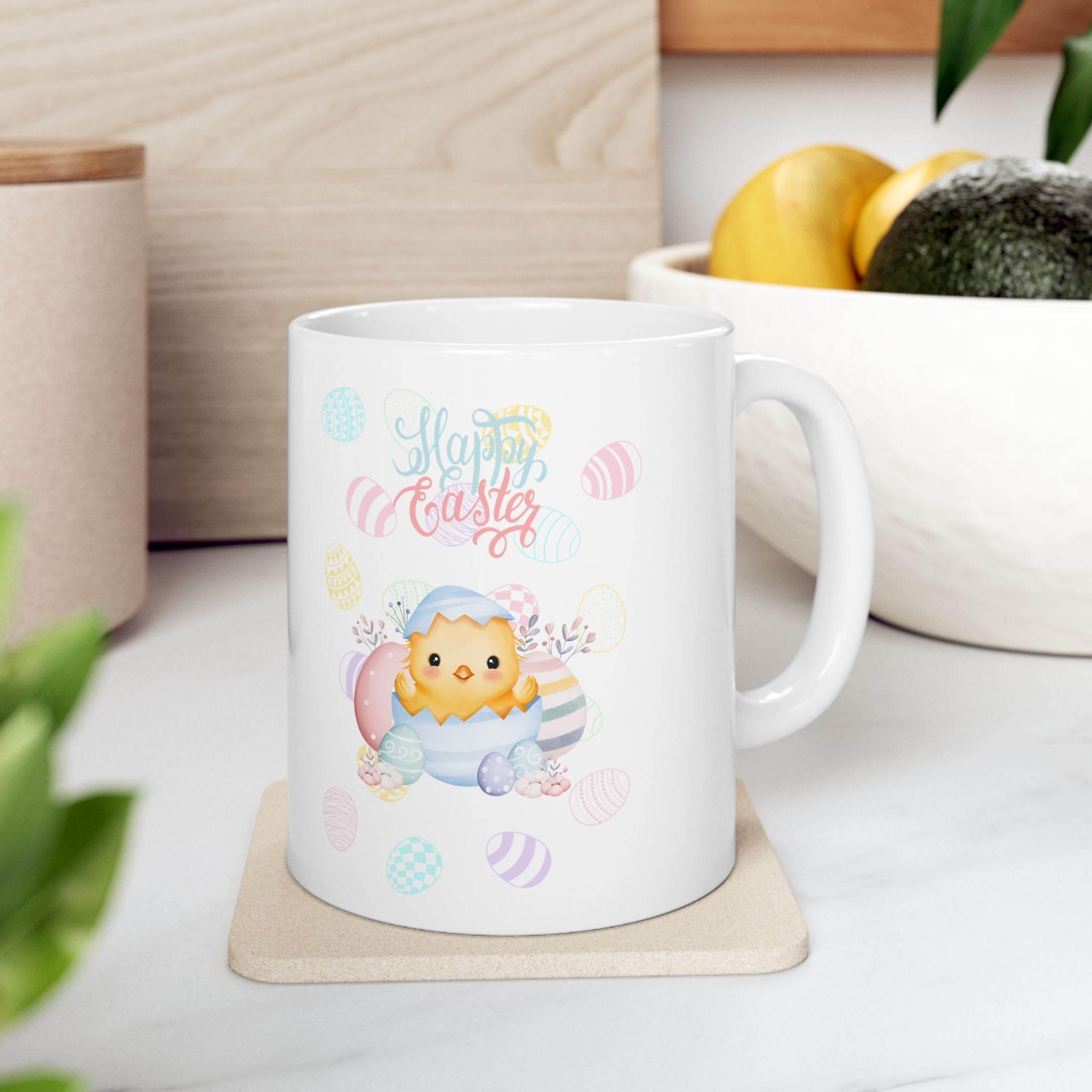 Chick Happy Easter Ceramic Mug – 11oz & 15oz
