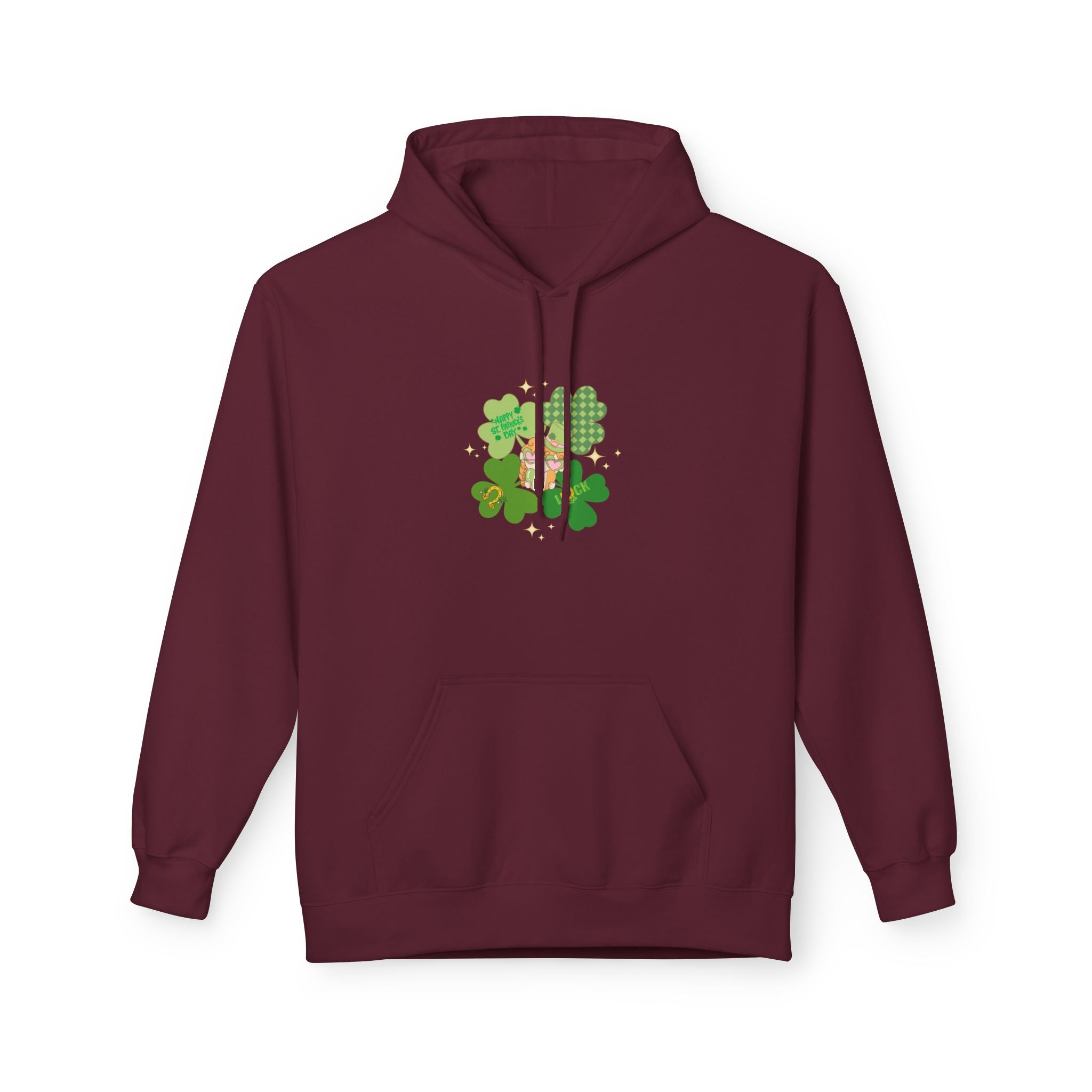 Retro St. Paddy's Day Fleece Hoodie - Unisex