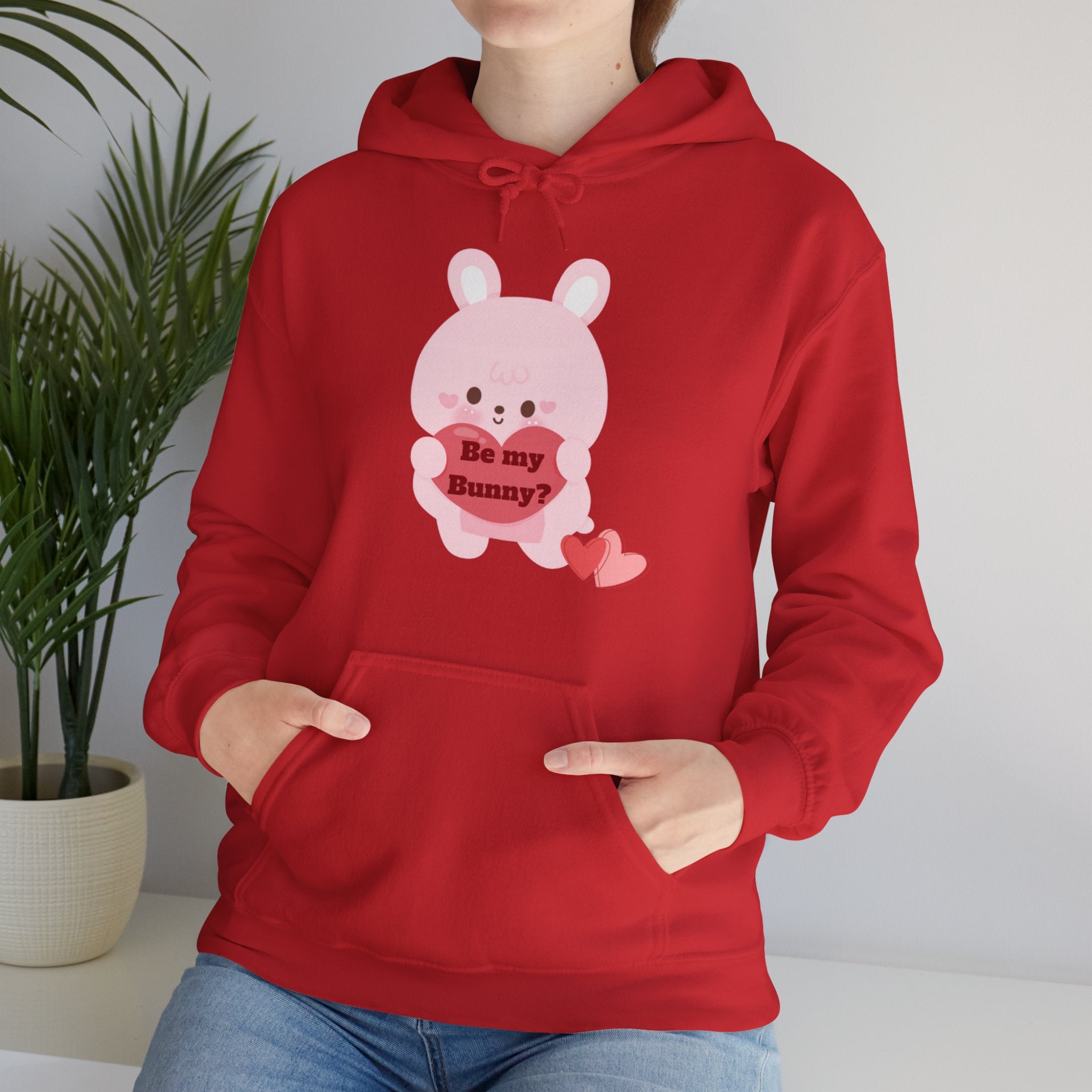 V-Day Bunny Unisex Heavy Blend™ Hooded Sweatshirt