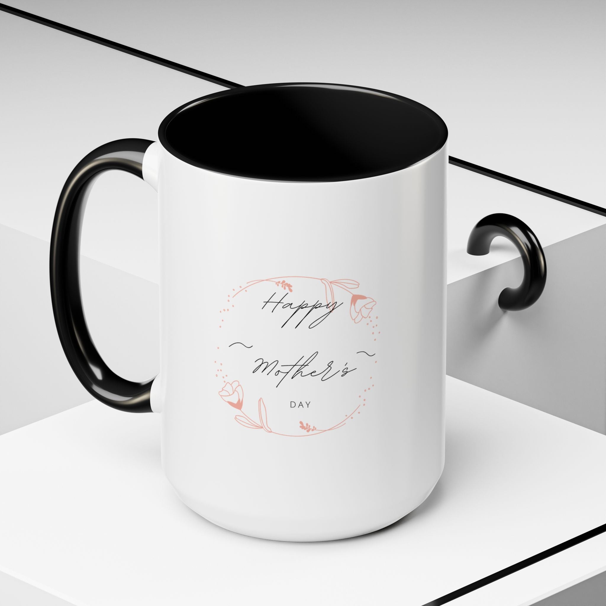 Happy Mom's Day Accent Coffee Mug  11oz & 15oz
