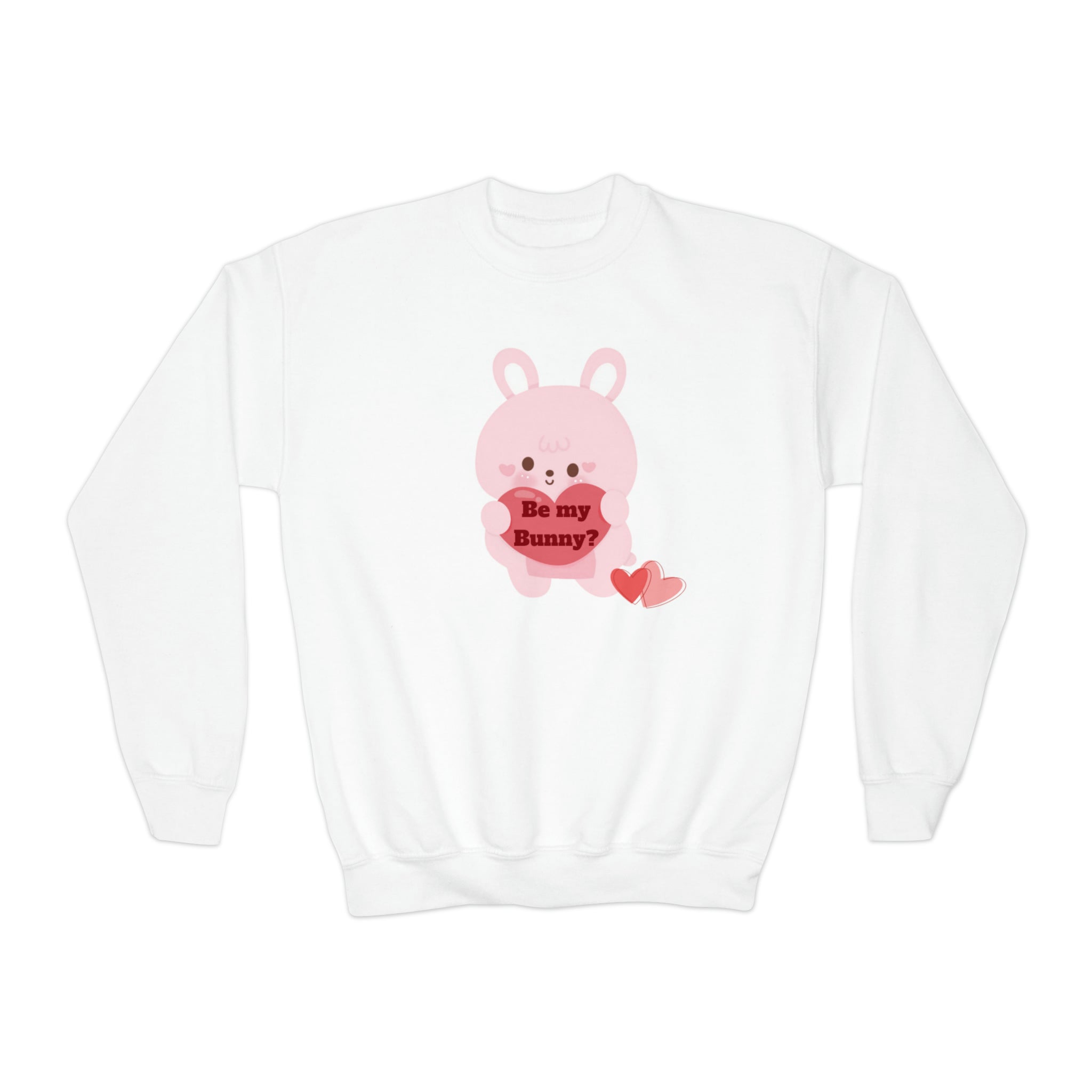 V-Day Bunny Youth Crewneck Sweatshirt