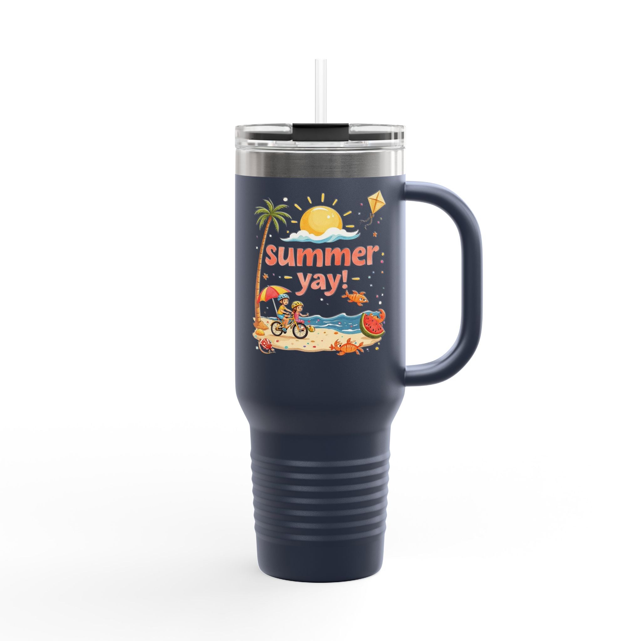 Summer Yay! Insulated Travel Mug, 40oz