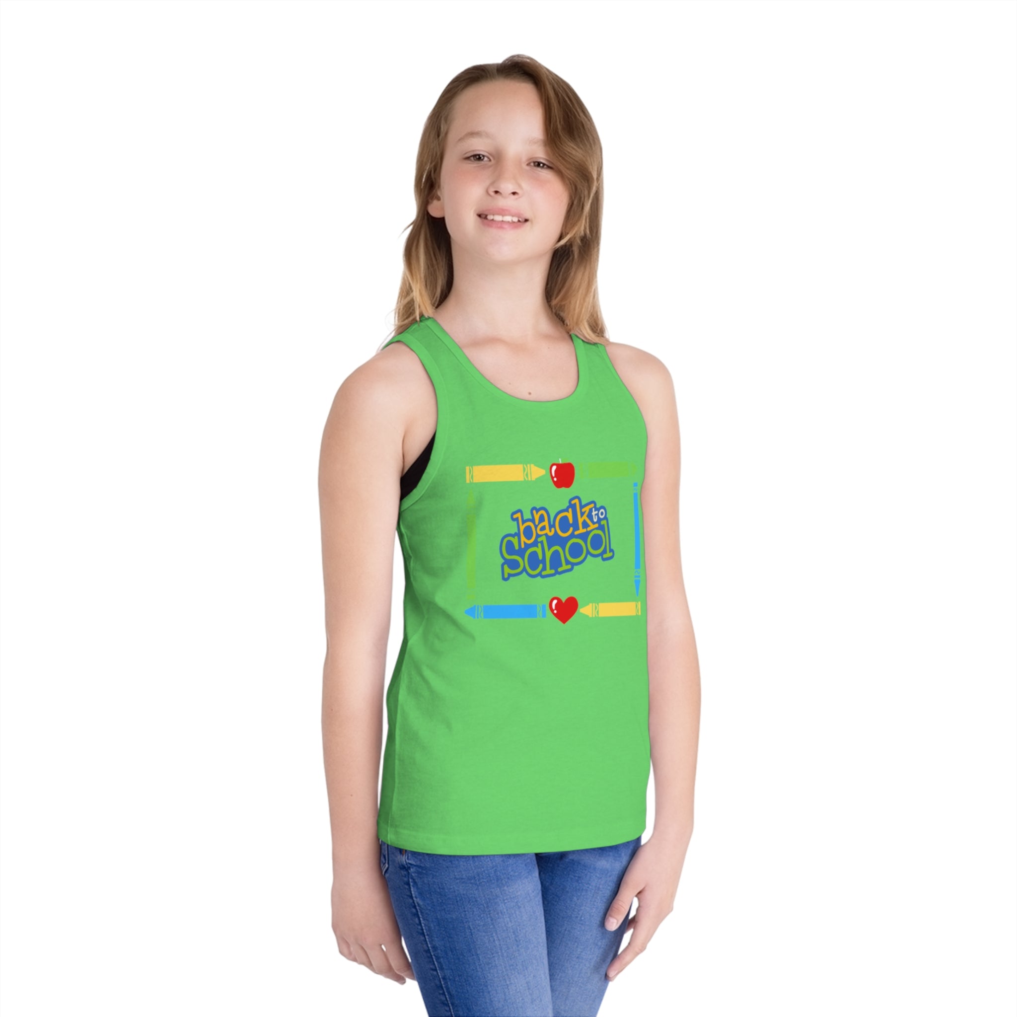 Back To School Kid's Jersey Tank Top