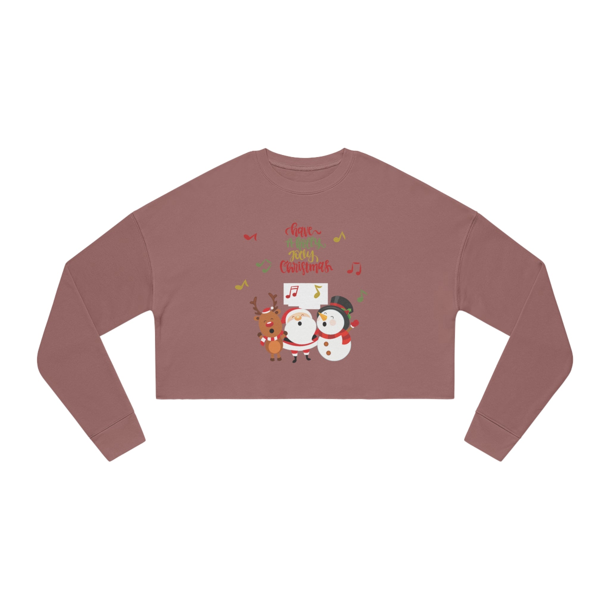 Have A Holly Jolly Christmas Women's Cropped Sweatshirt