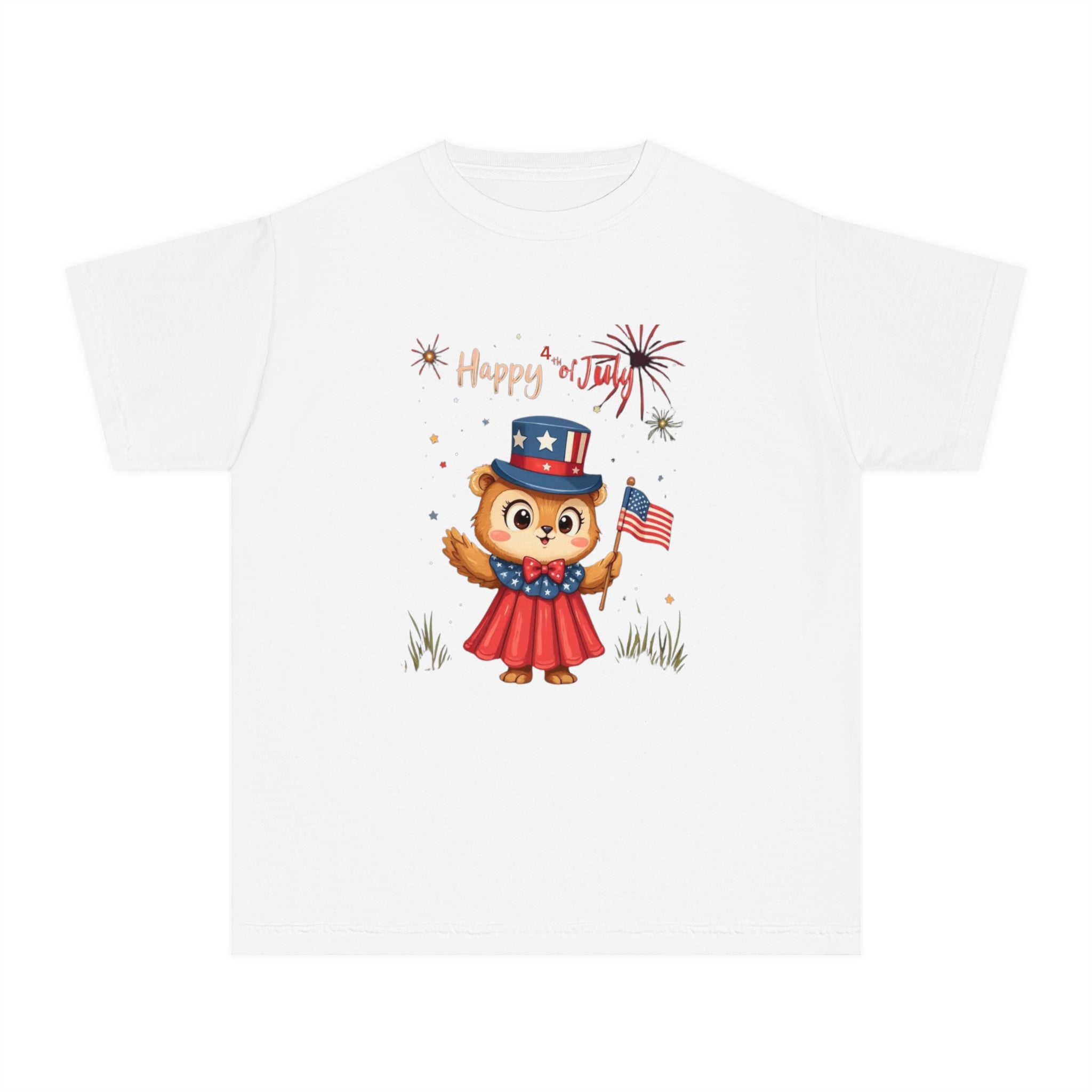 Happy Independence Day Youth Midweight Tee