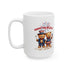 Happy 4th of July Teddy Bear Couple Ceramic Mug