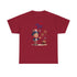 Uncle Sam Tee Happy of July, Unisex Heavy Cotton Shirt