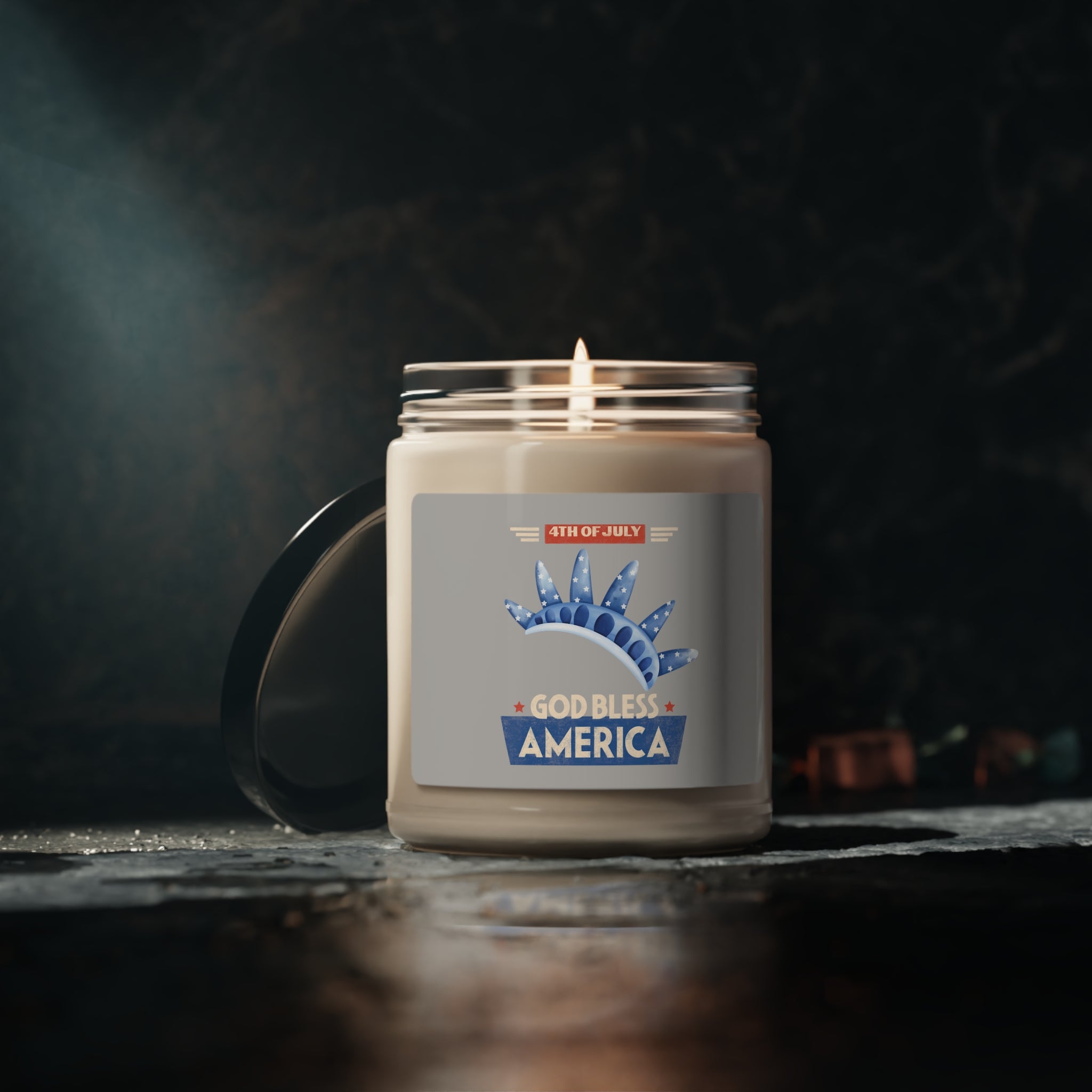 God Bless America Scented Soy Candle, 9oz