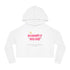Mommy Hood Cropped Sweatshirt