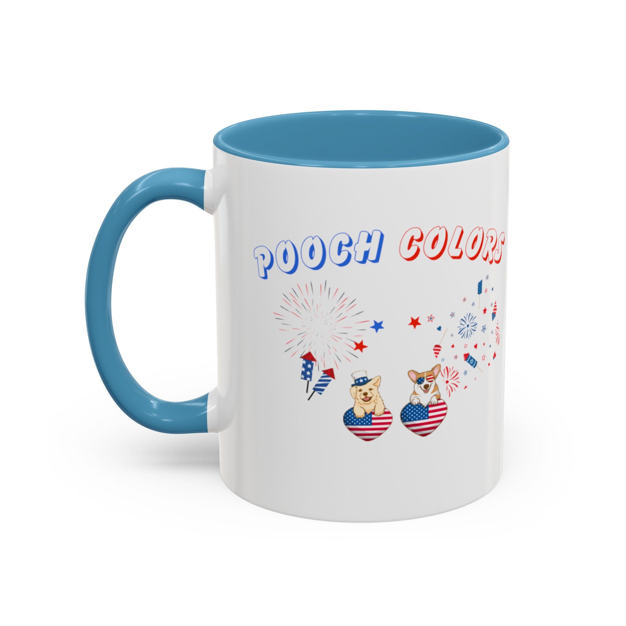 Pooch Colors Accent Coffee Mug (11, 15oz)
