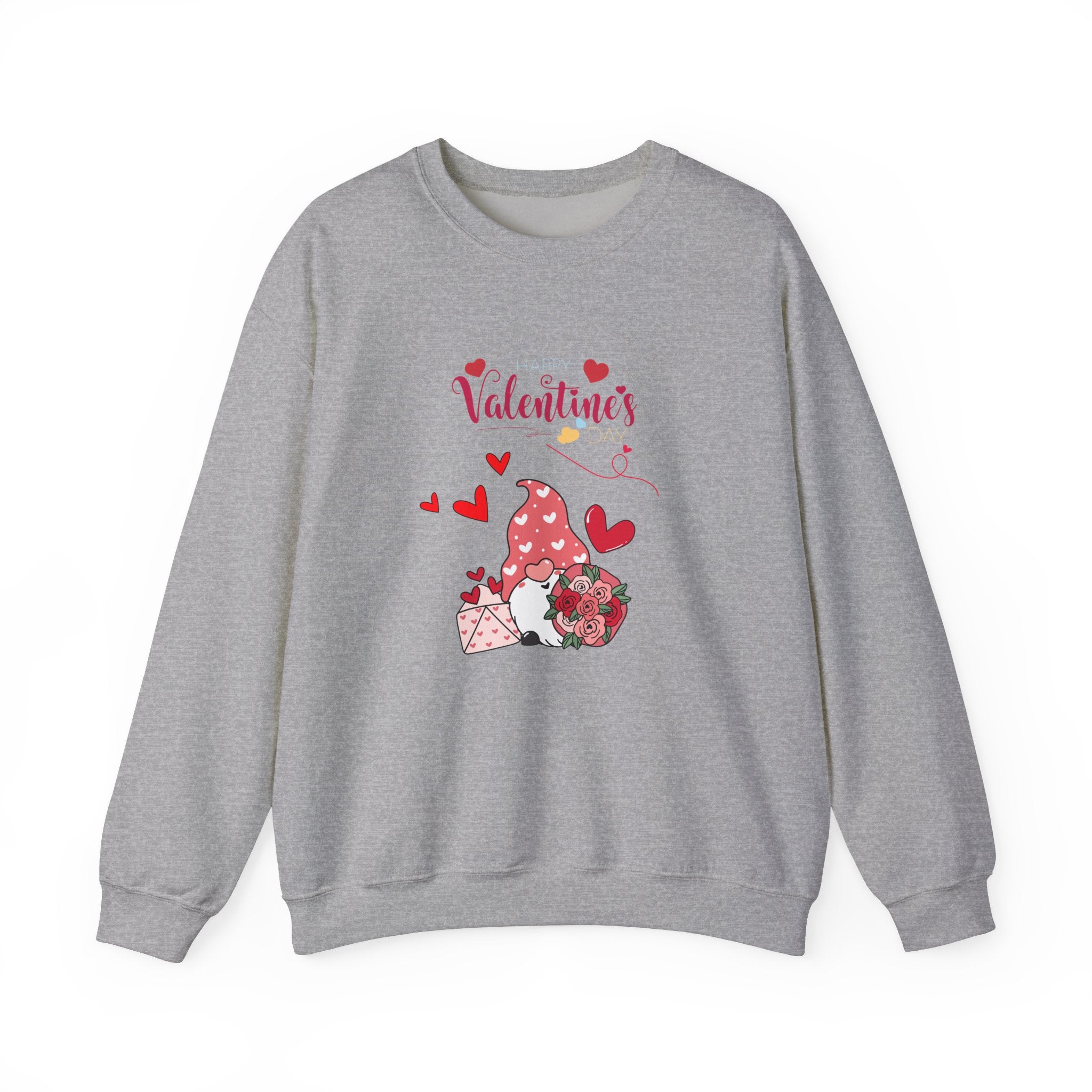 Gnome Valentine's Day Unisex Heavy Blend™ Crewneck Sweatshirt