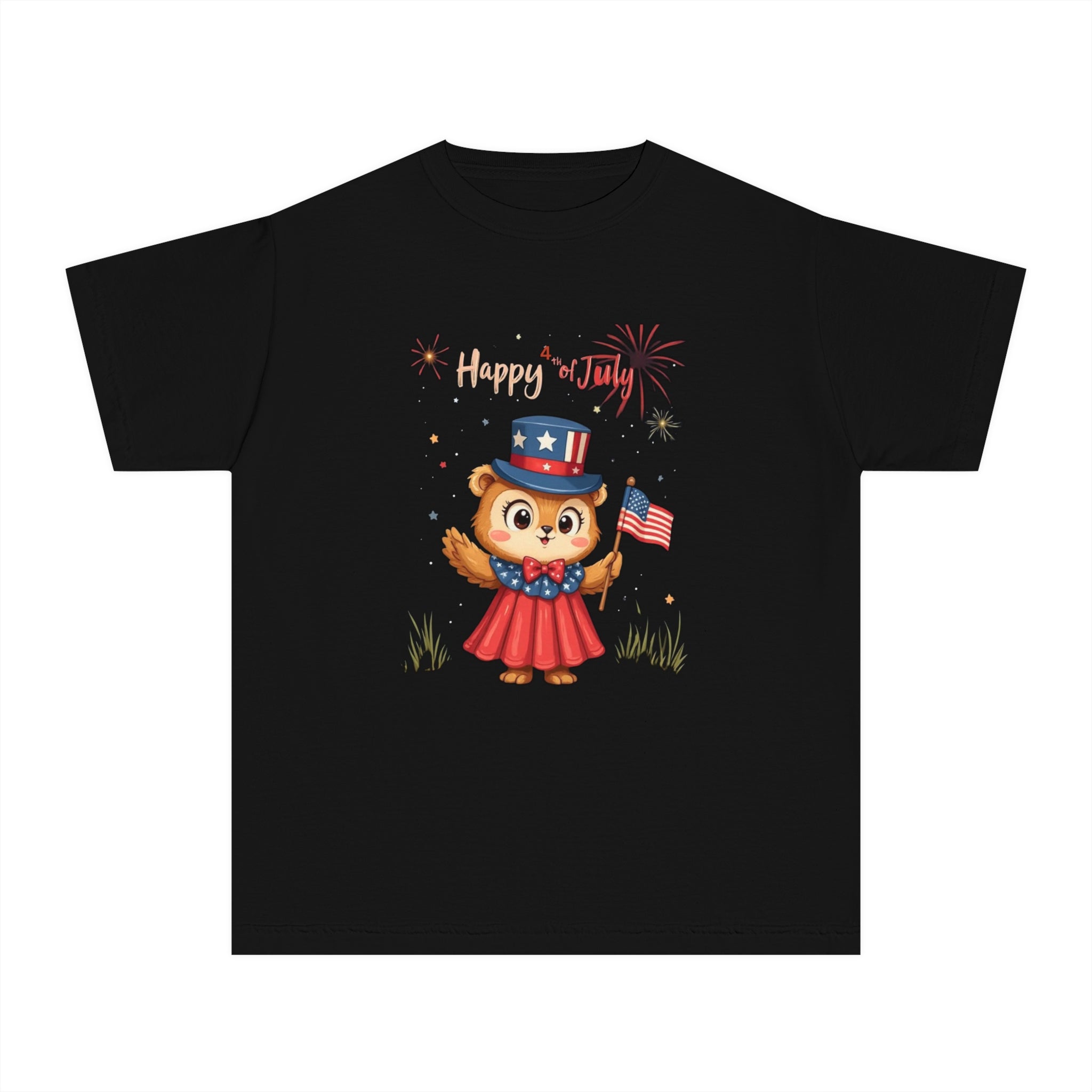 Happy Independence Day Youth Midweight Tee