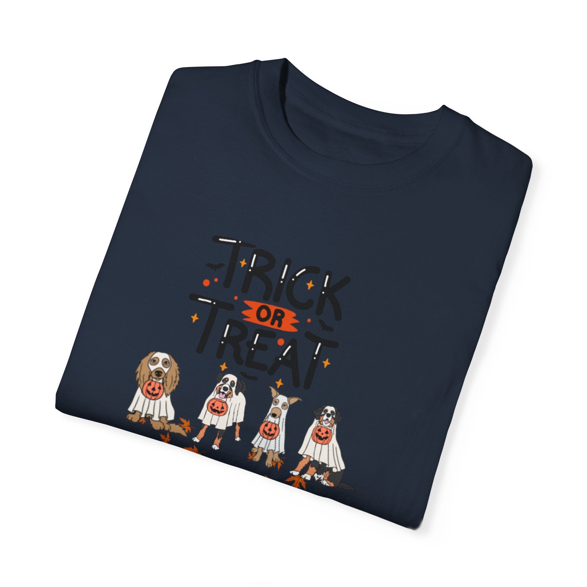 Pooch Trick or Treat Unisex Garment-Dyed T-shirt