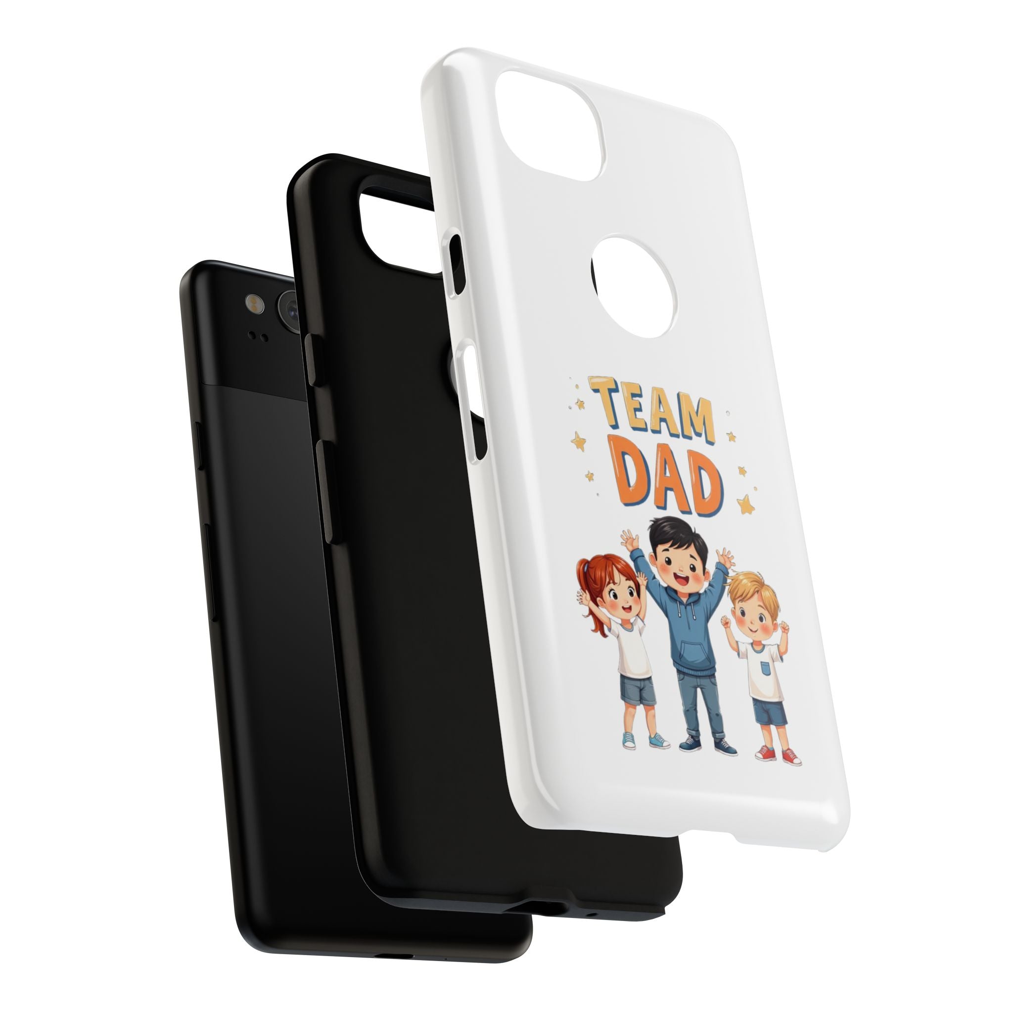 Team Dad Phone Case, Fun Gift for Fathers, Durable Phone Protector, Cute Dad Team Merchandise, Father's Day Special