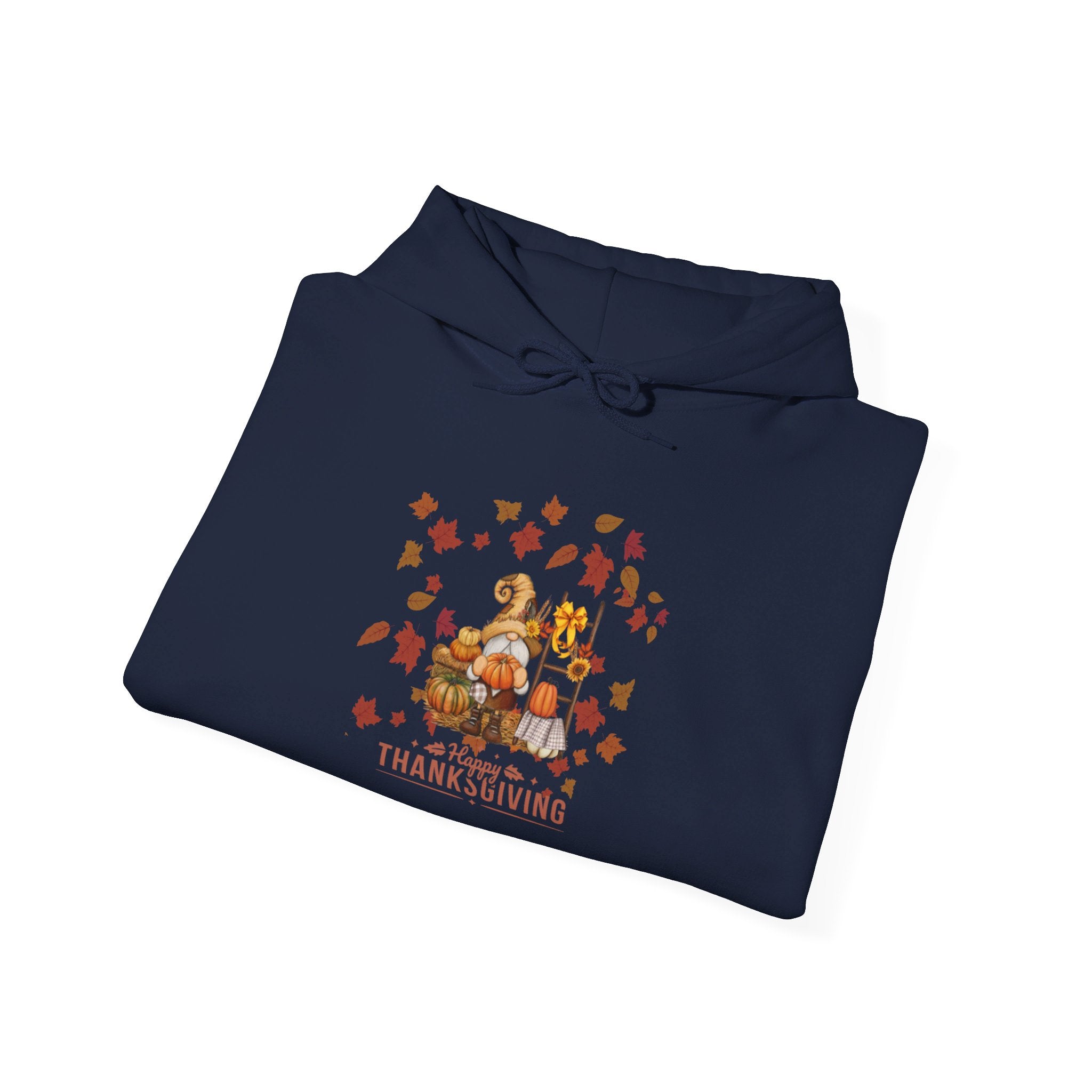 Gnome Happy Thanksgiving Unisex Heavy Blend™ Hooded Sweatshirt