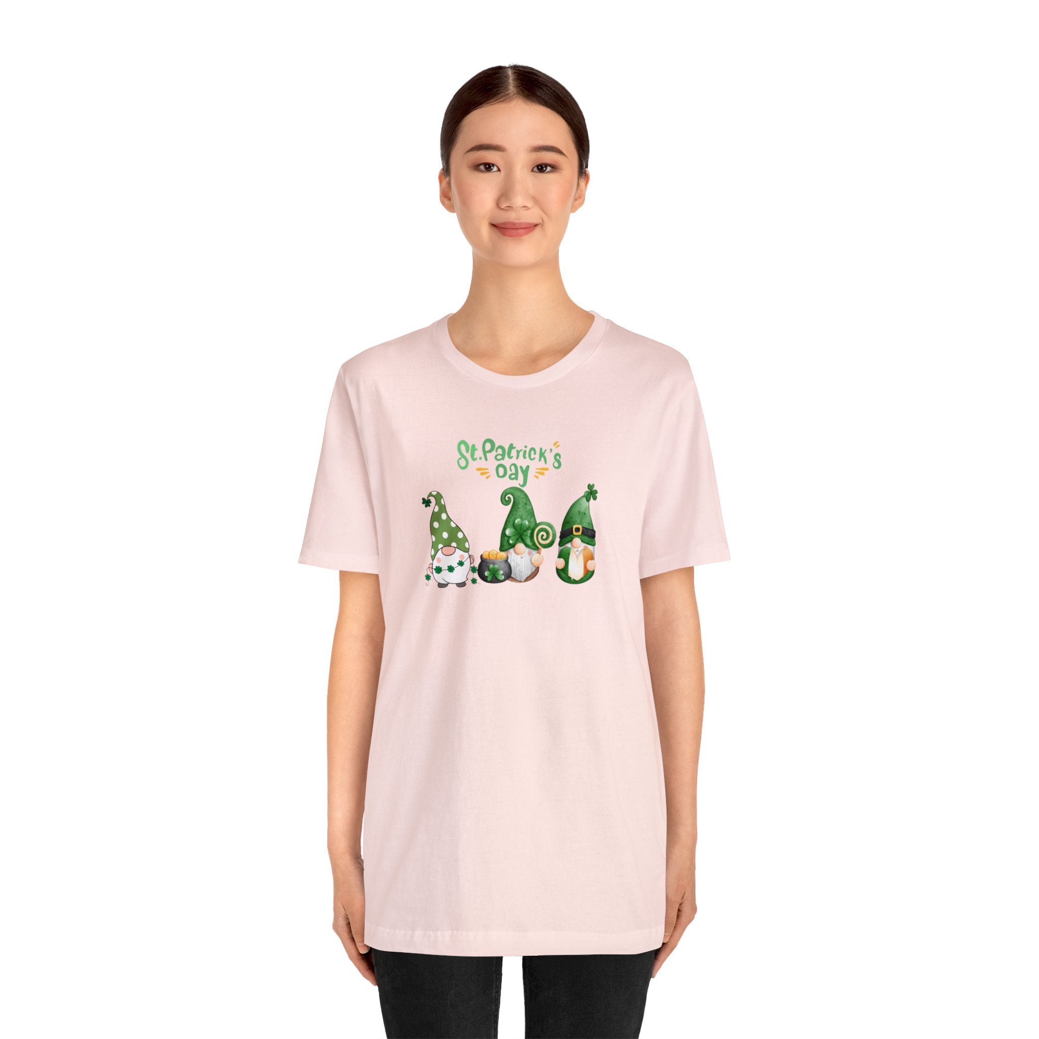St. Patty's Day Gnome Unisex Jersey Short Sleeve Tee