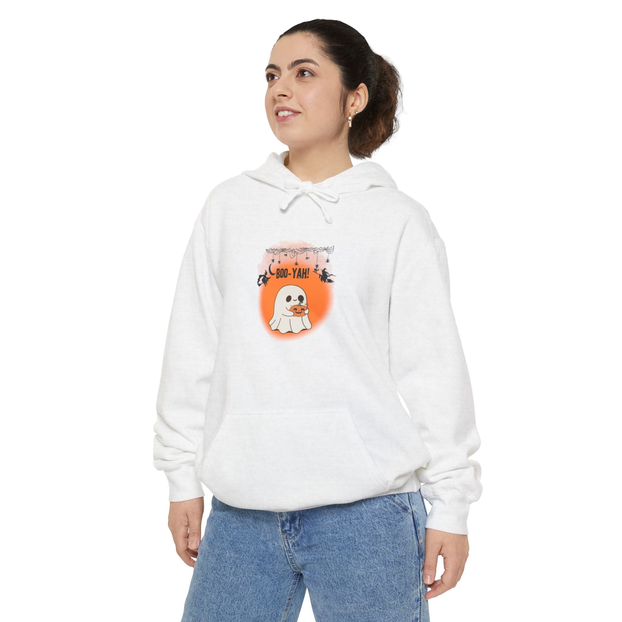 Boo-Yah! Unisex Garment-Dyed Hoodie