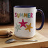 Summer Starfish Accent Coffee Mug (11, 15oz)