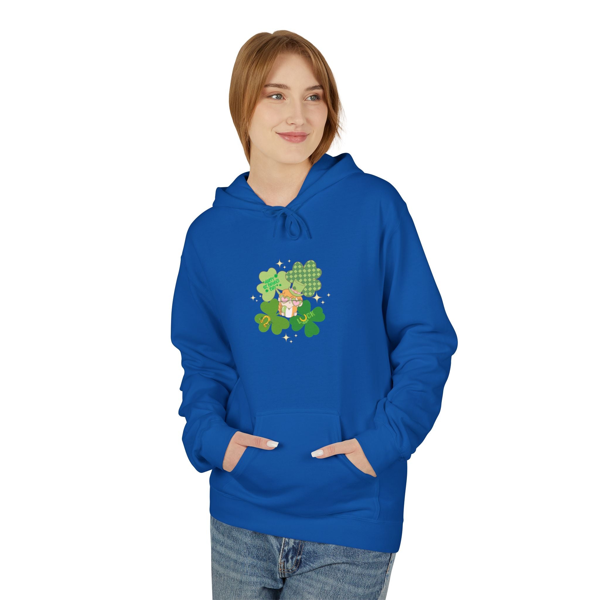 Retro St. Paddy's Day Fleece Hoodie - Unisex