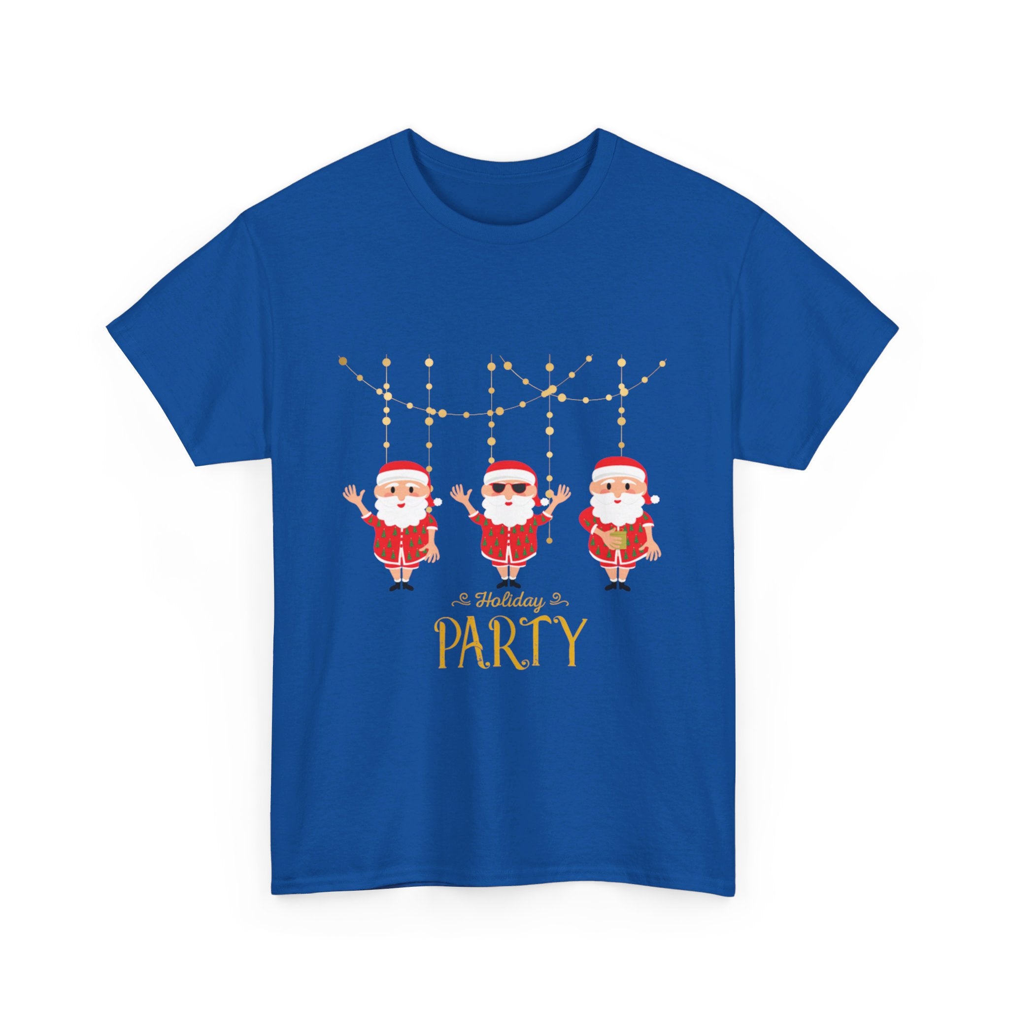 Santa's Holiday Party Unisex Heavy Cotton Tee