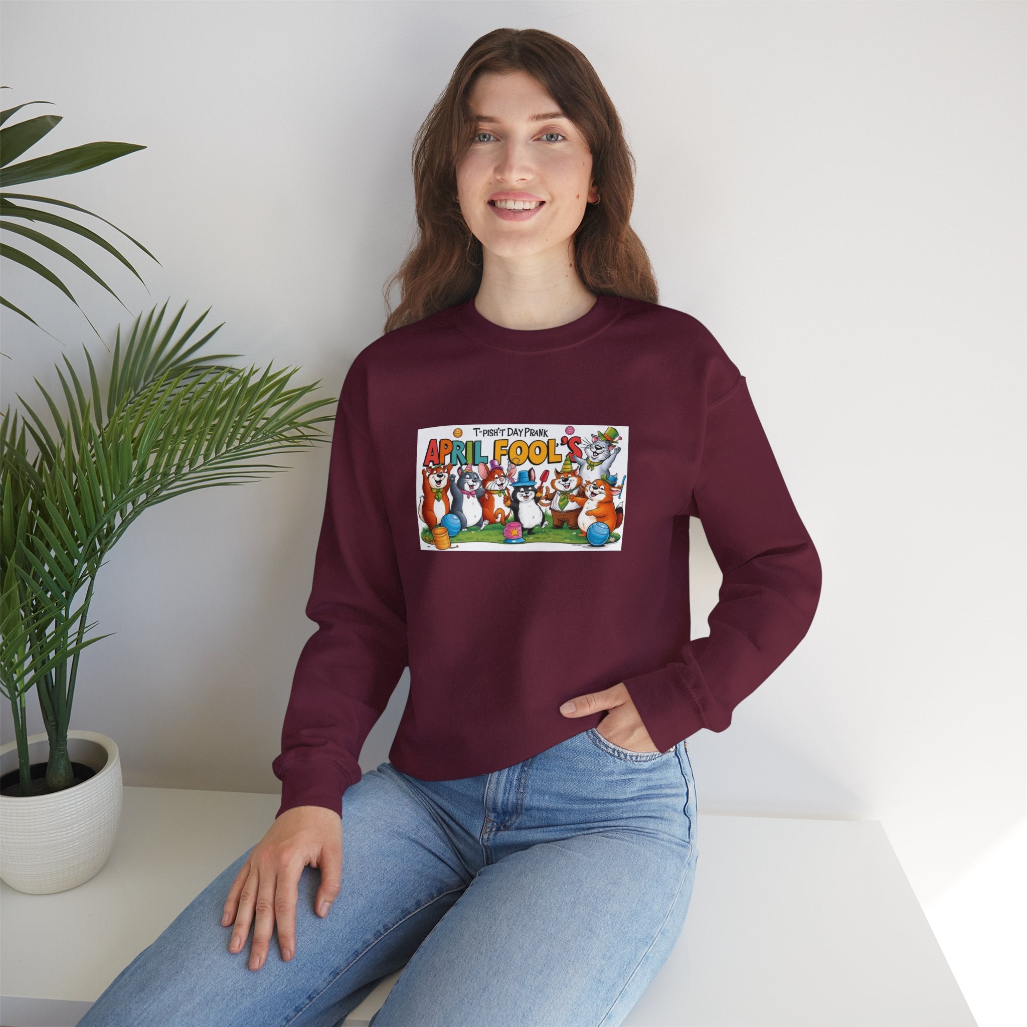 T-Pish'-T Day Prank Unisex Crewneck Sweatshirt