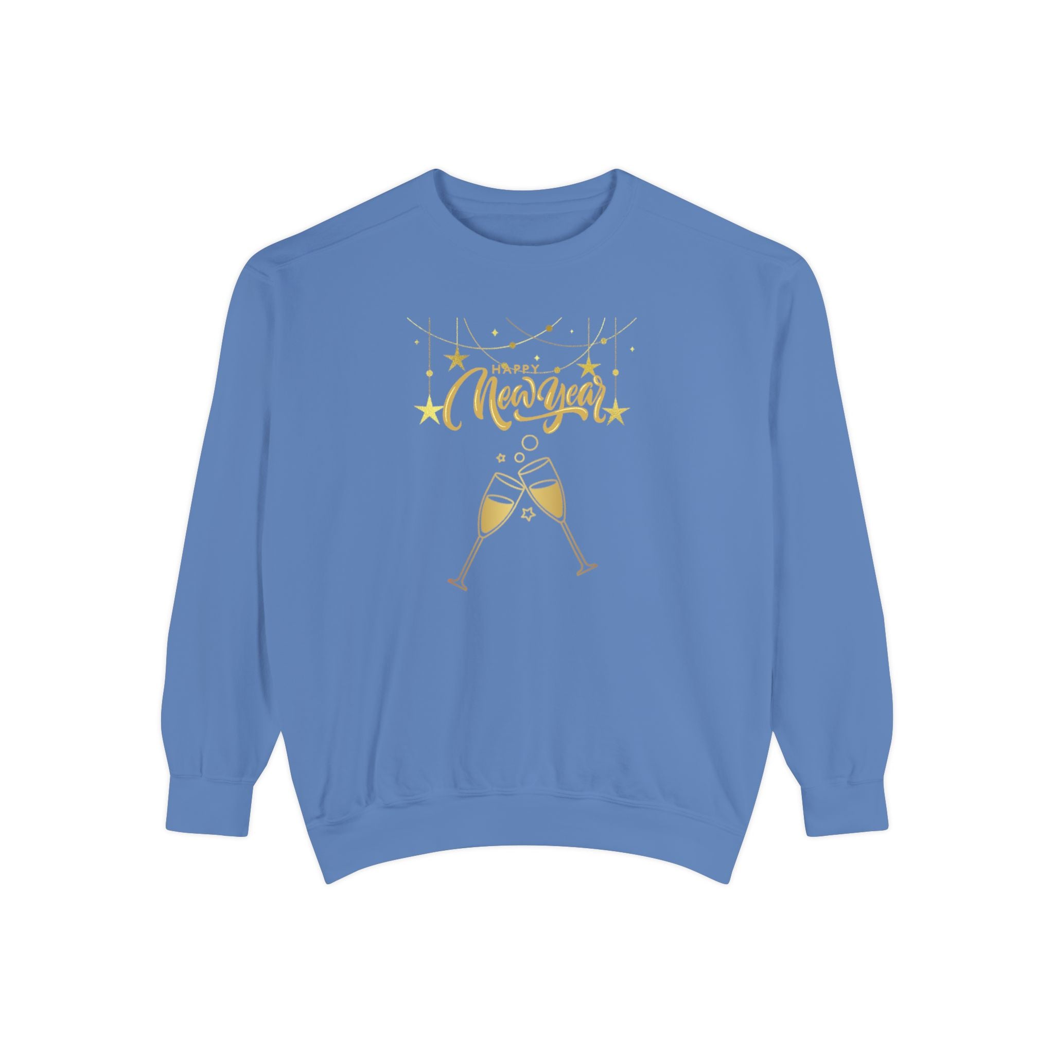 Happy New Year Unisex Garment-Dyed Sweatshirt