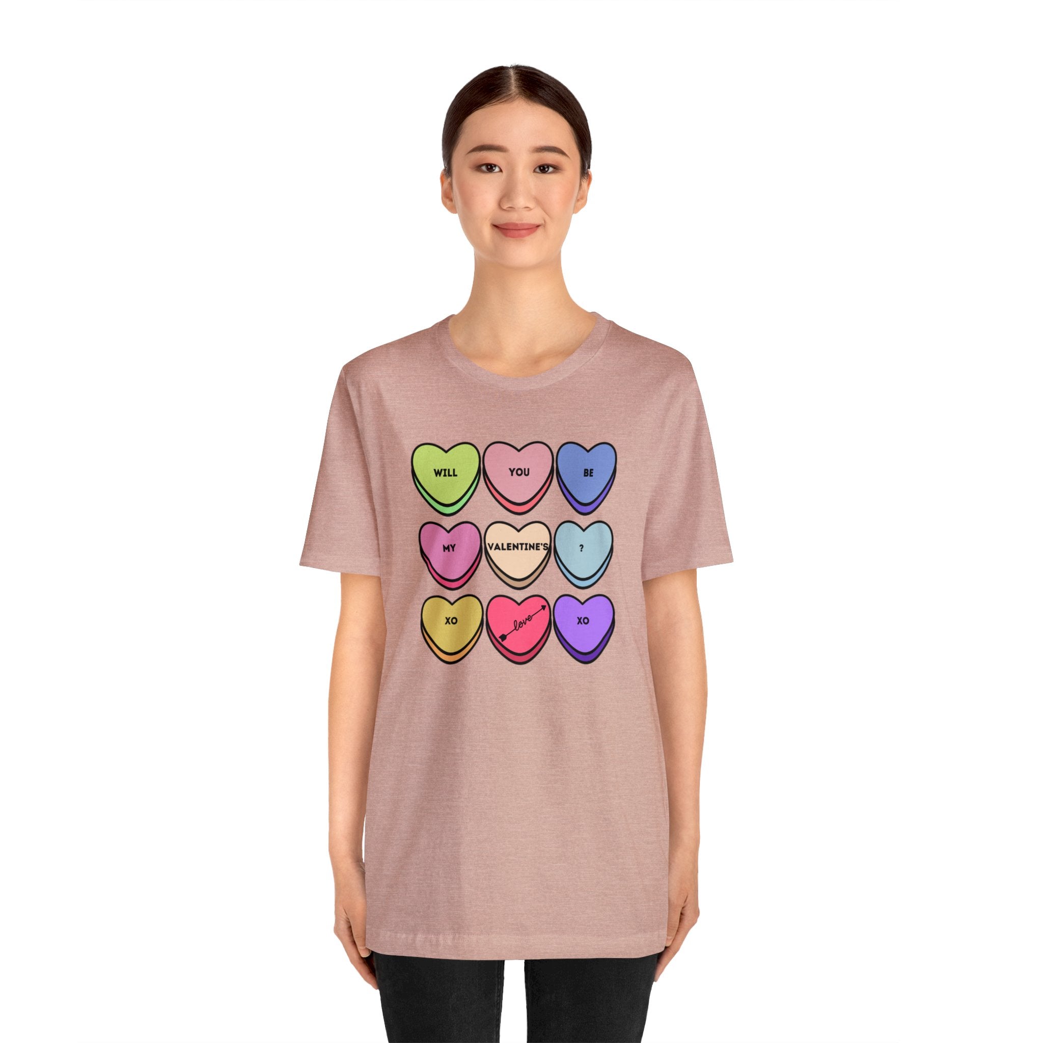 Will You Be My Valentine? Unisex Jersey Short Sleeve Tee